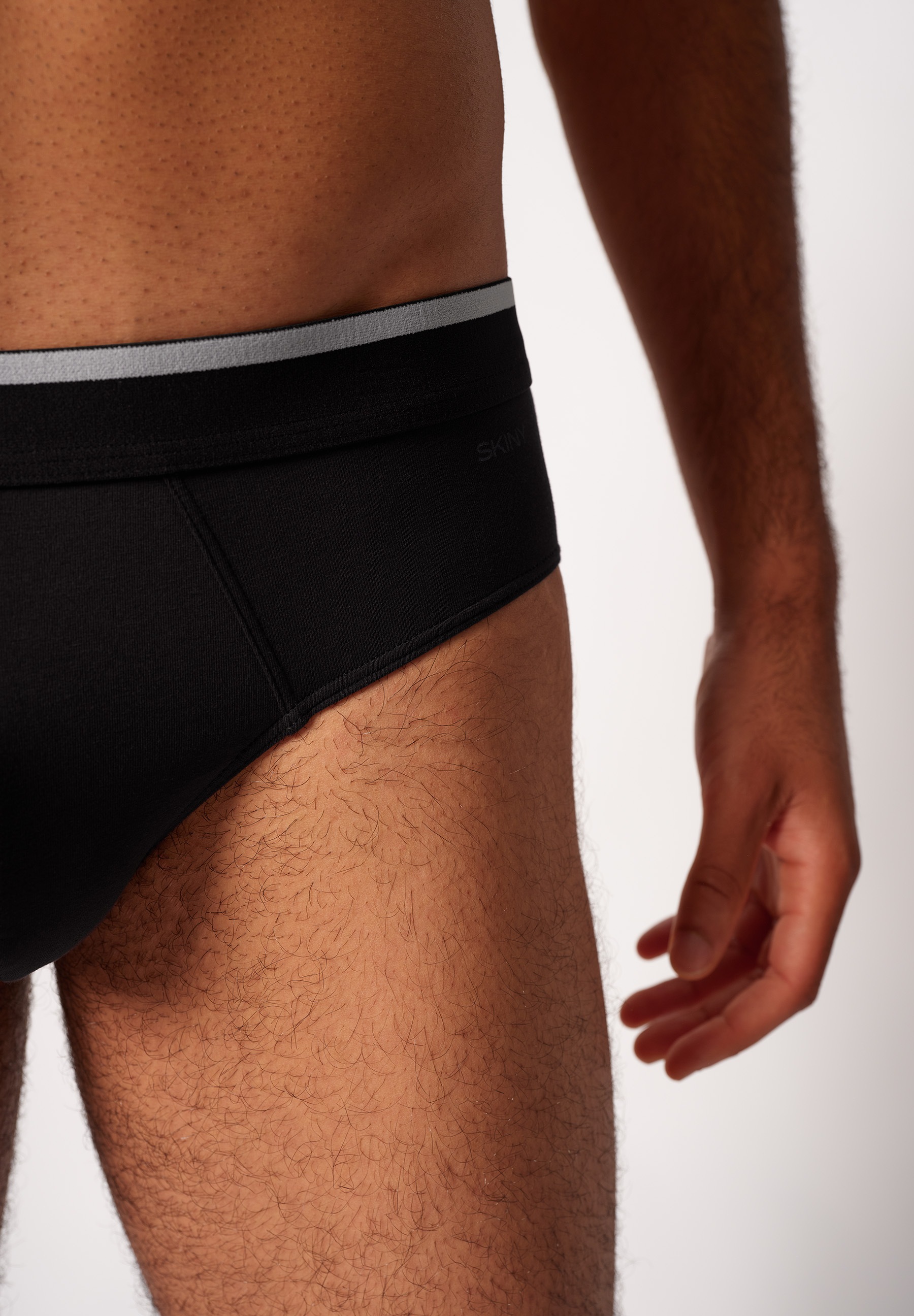 Skiny Brasilslip »Cotton Multipack« 3er Pack,  klassisch, basic, elastisch, bequem, kein Einschneiden, Baumwollmix