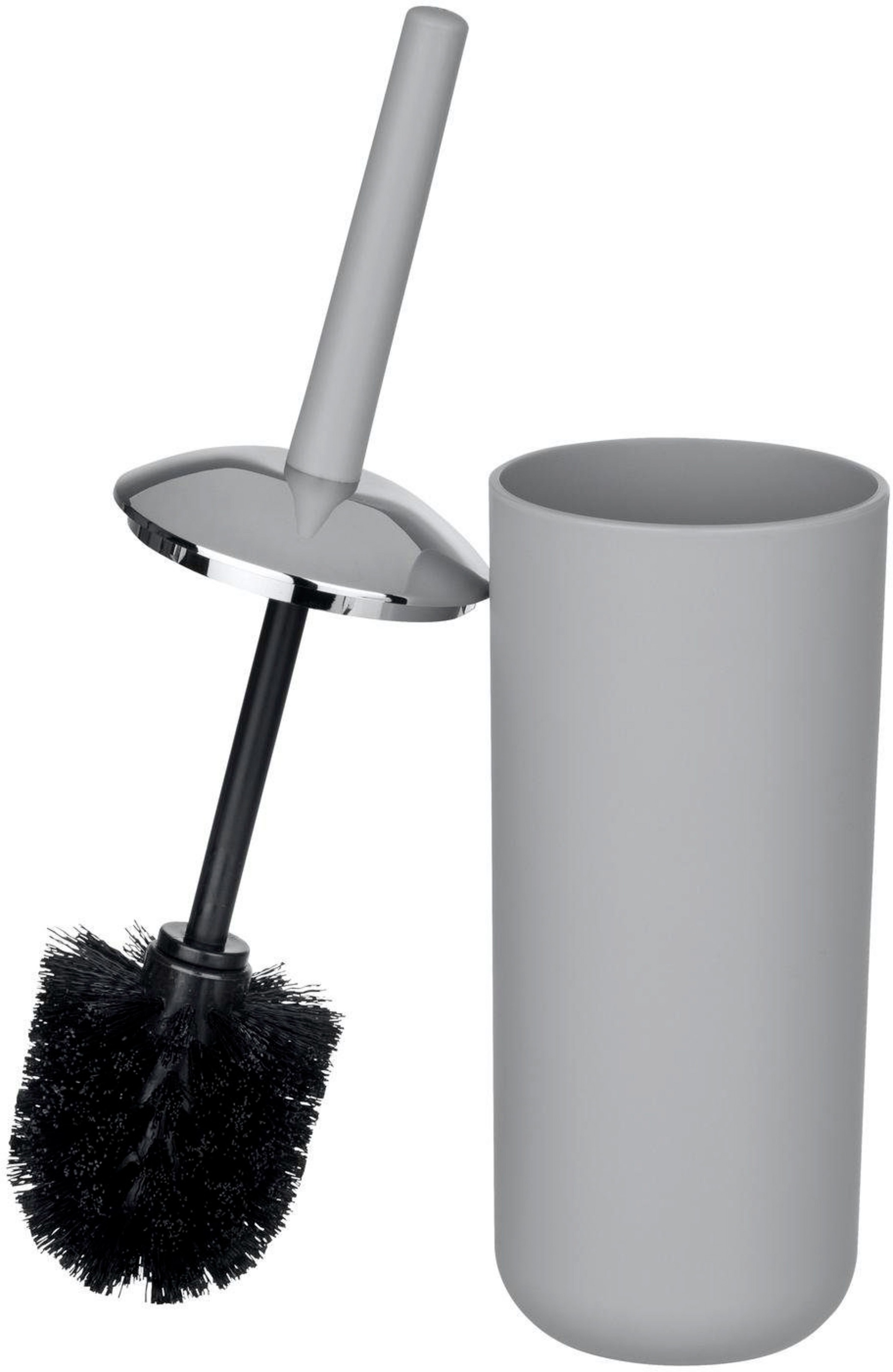 Wenko WC-Garnitur »Brasil« aus Kunststoff in grau