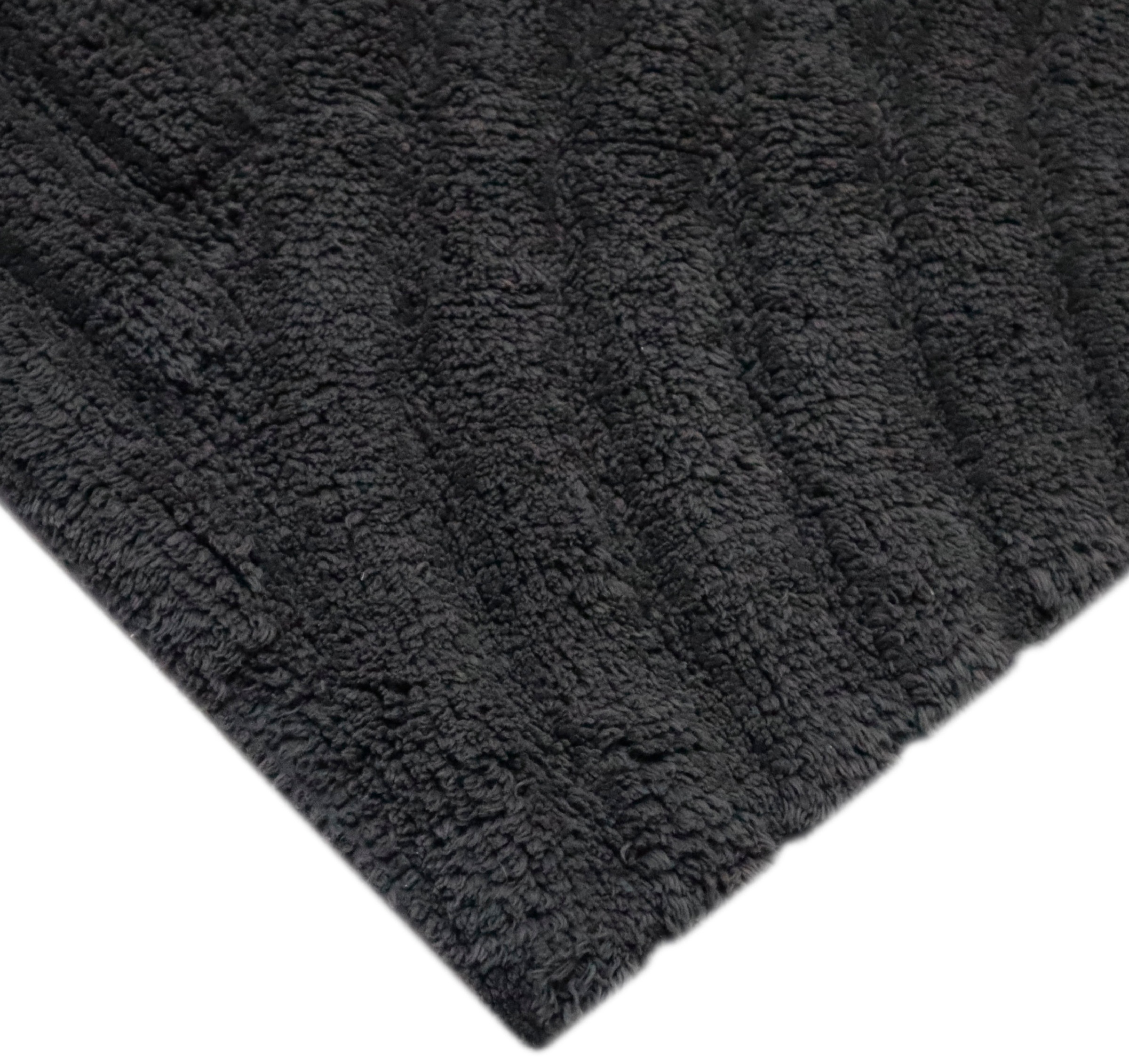 my home Badematte »Juna, Badvorleger, Badezimmer Teppich, Zen, Scandi, Boho«, rutschhemmend beschichtet, fußbodenheizungsgeeignet, Baumwolle, Hoch-Tief-Effekt, weich