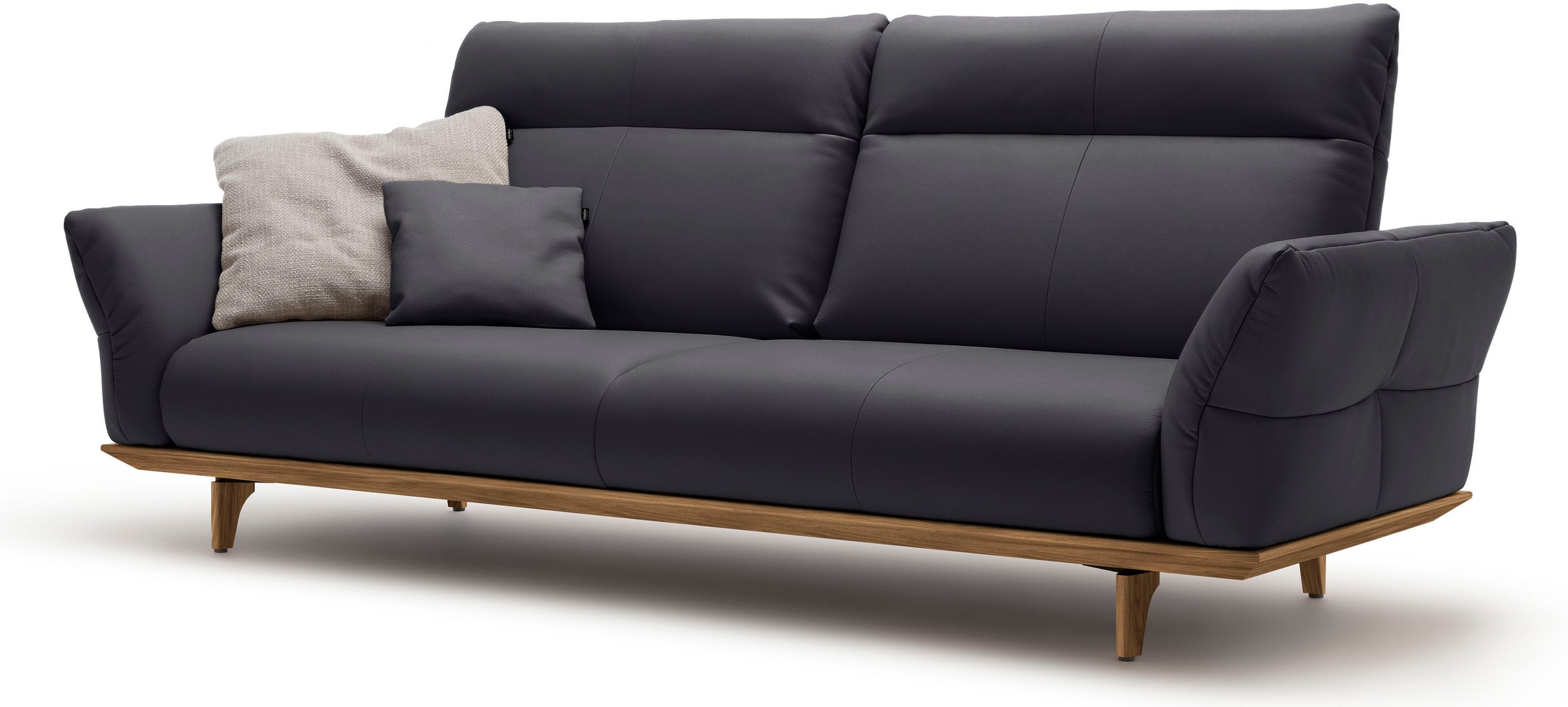 Creation BY ROLF BENZ 3,5-Sitzer »CR.460«, Sockel und Füße in Nussbaum, Breite 228 cm