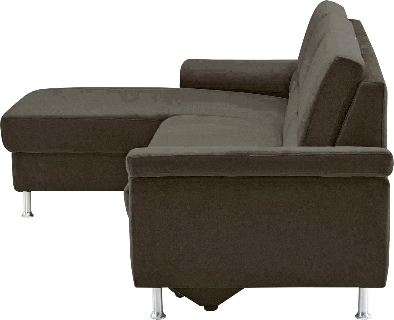 CALIZZA INTERIORS Ecksofa »Onyx L-Form«, Recamiere links oder rechts, wahlweise mit Bettfunktion, Breite 270 cm