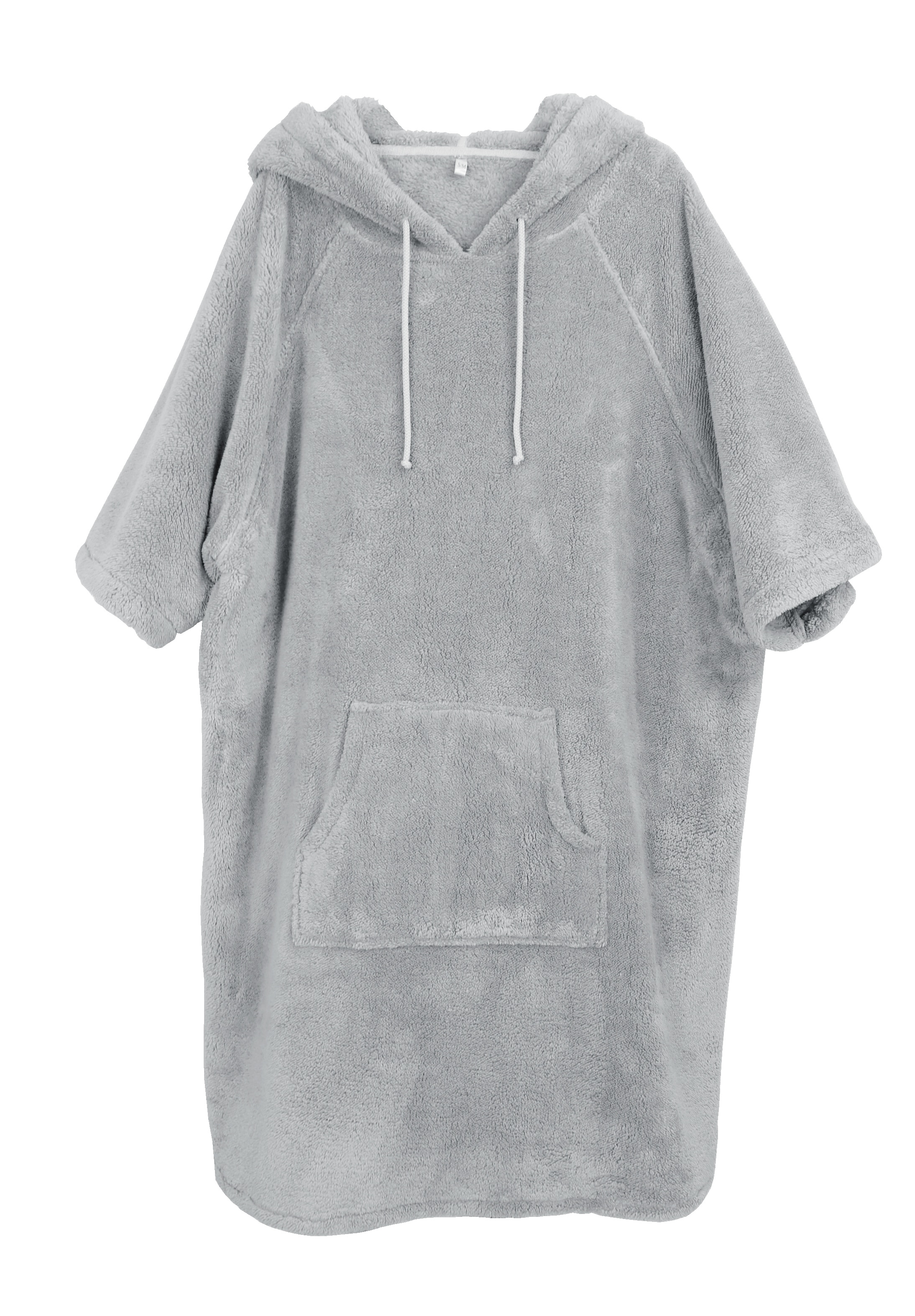 my home Badeponcho »Lillou, ideal für Sauna, Spa & im Urlaub«, (1 St.), weich und kuschelig, Fleece, Unisex, für Damen und Herren, Surfponcho