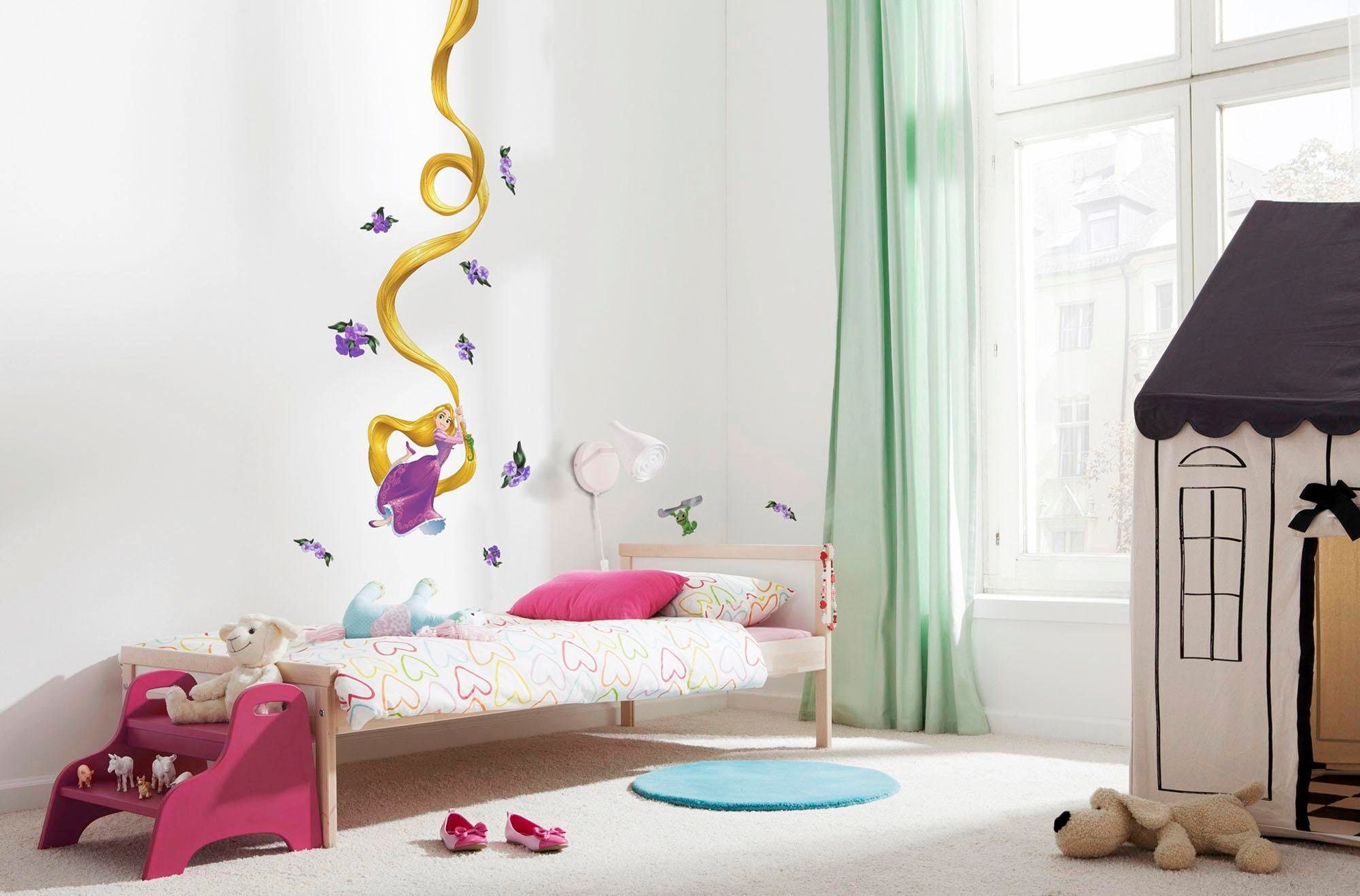 Komar Wandtattoo »Rapunzel«, 100x70 cm (Breite x Höhe), selbstklebendes Wandtattoo
