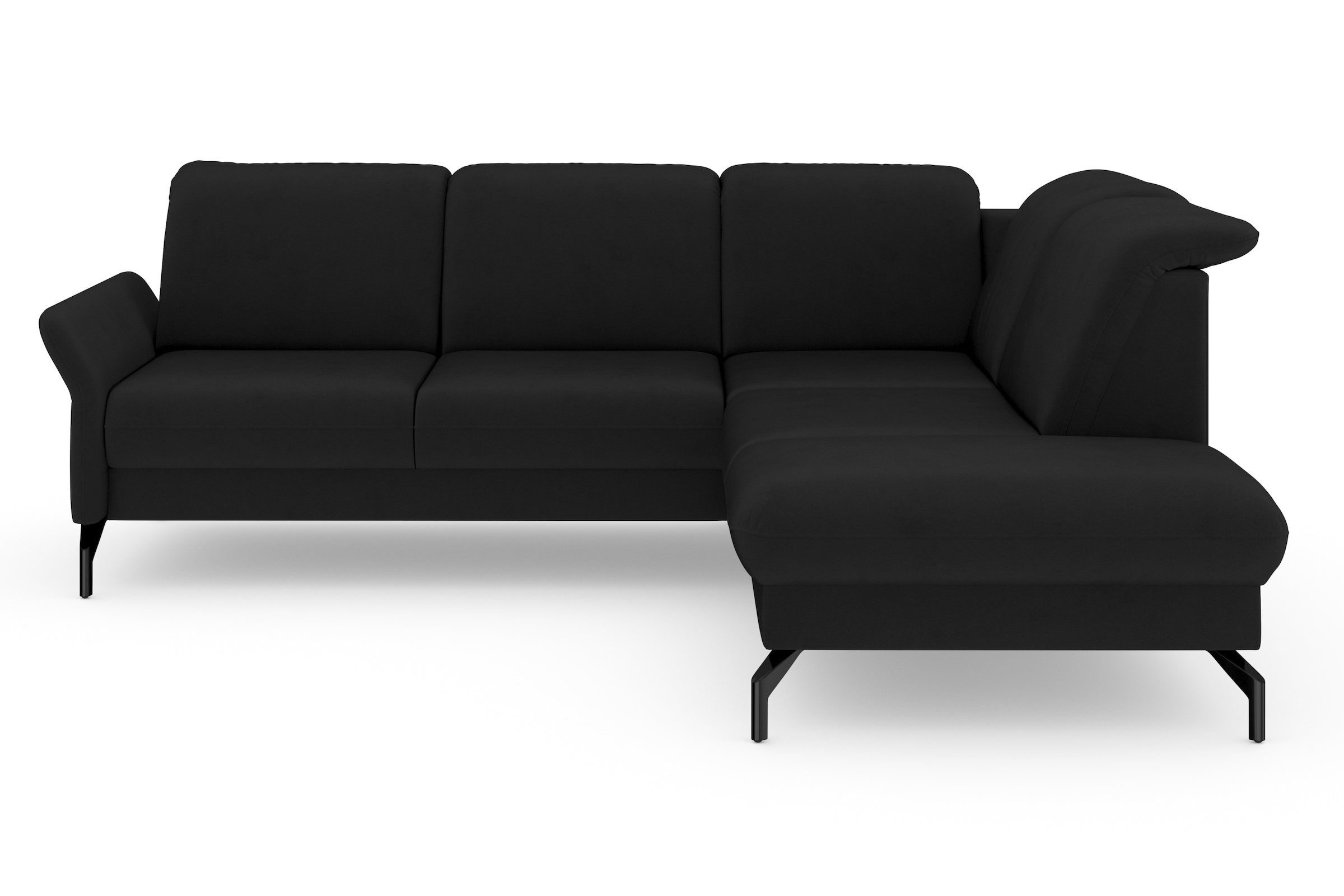 sit&more Ecksofa »Fashion L-Form« wahlweise mit Kopfteilverstellung und Vorziehsitz, motorisch