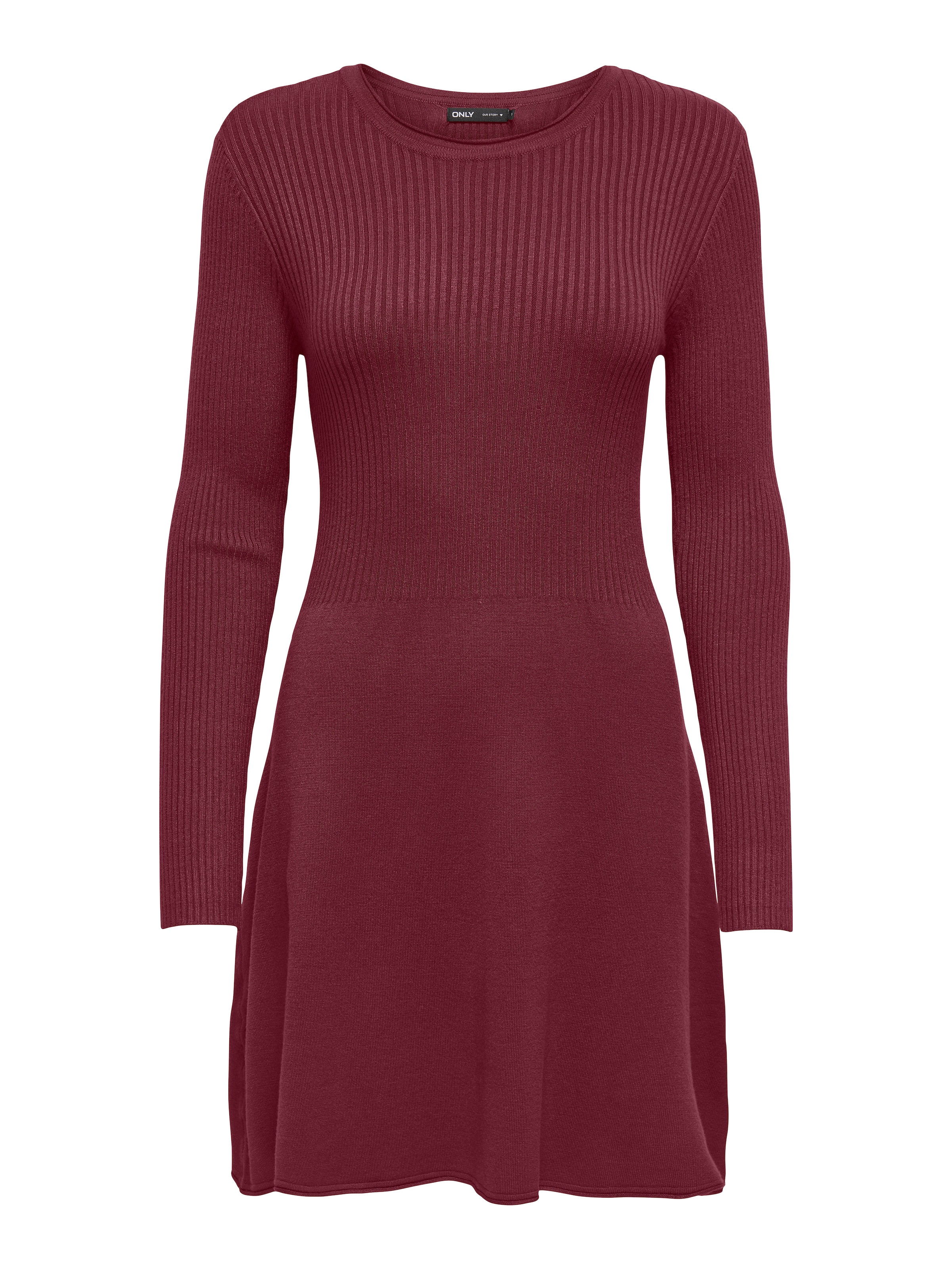 ONLY Strickkleid »ONLALMA L/S O-NECK DRESS KNT NOOS«