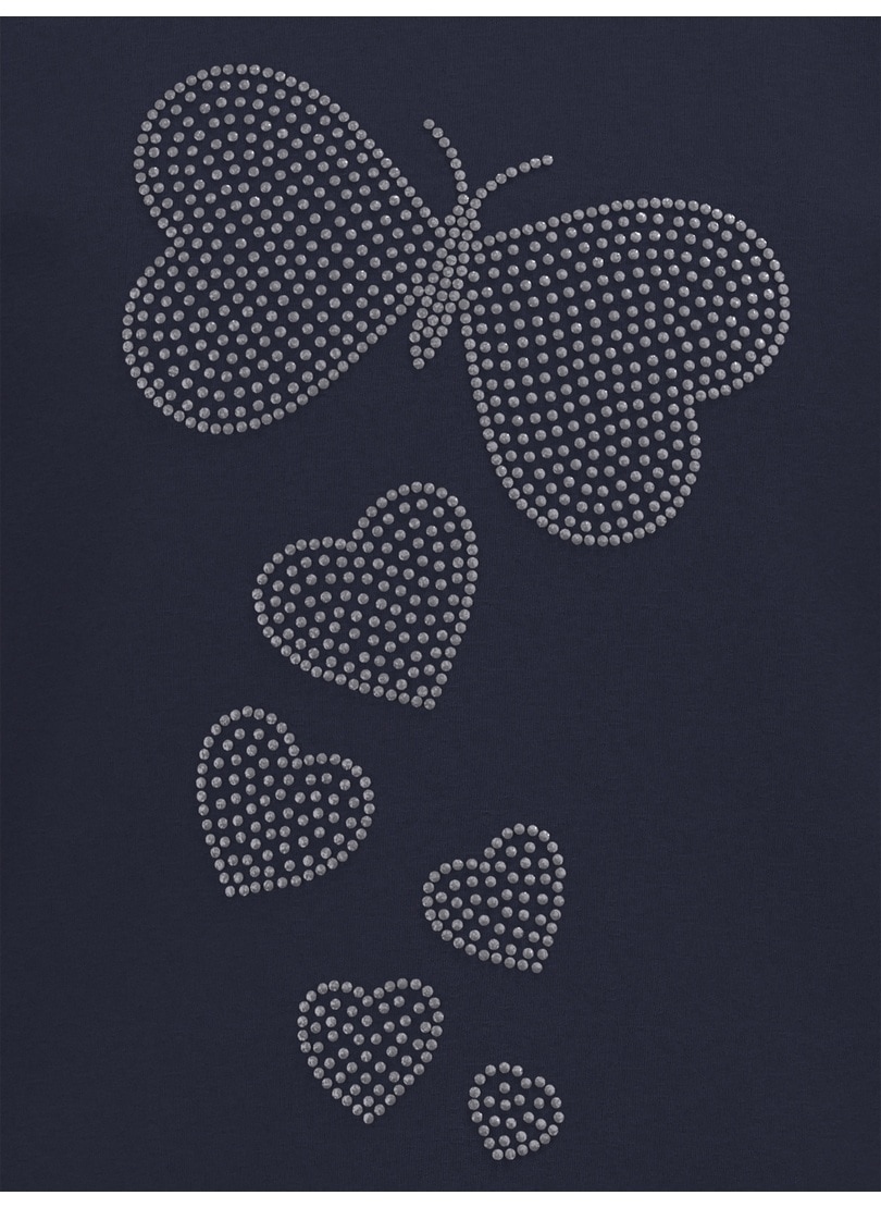 Trigema T-Shirt »TRIGEMA T Shirt mit Strass Motiv "Schmetterling"« 1