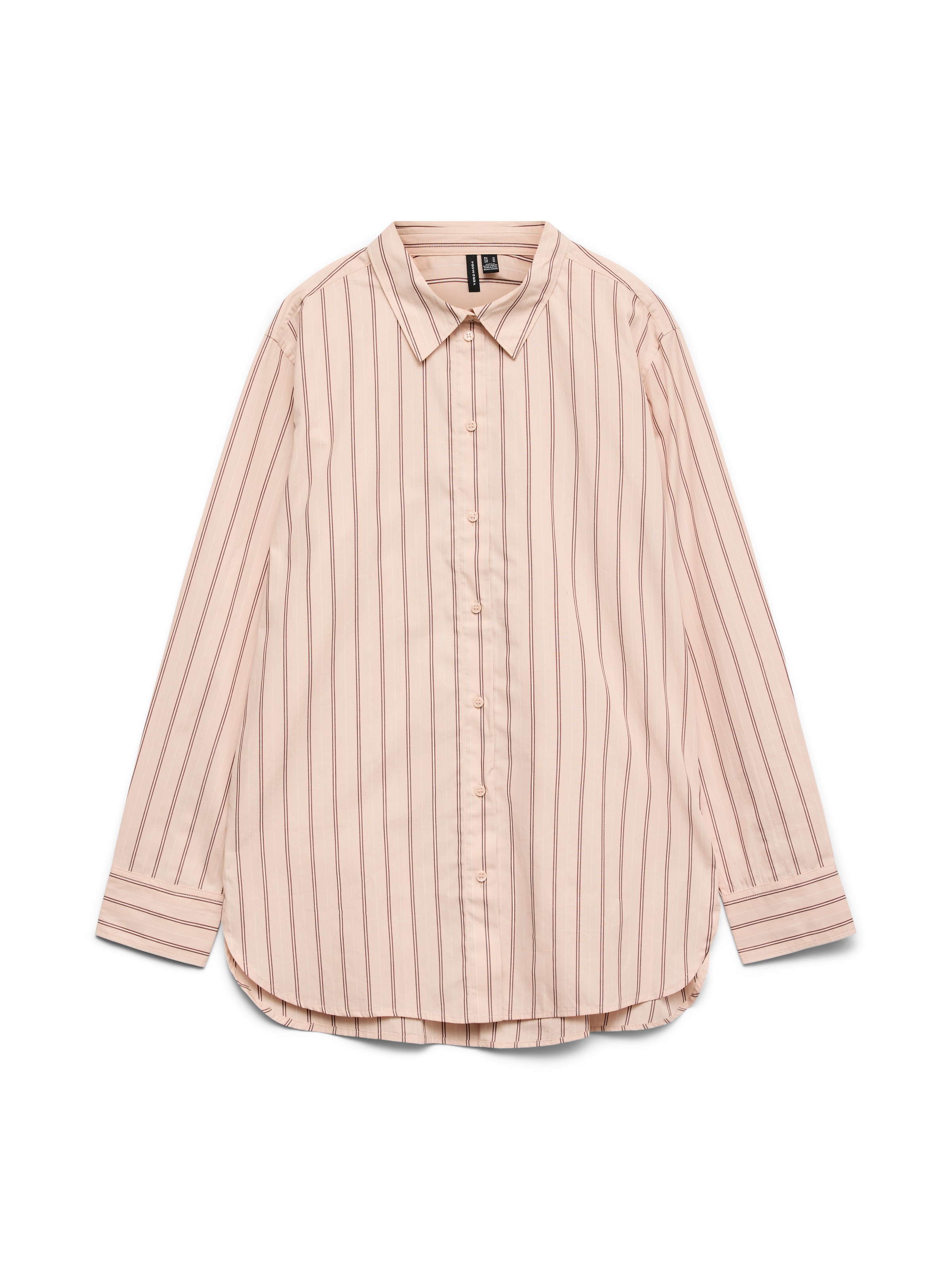 Vero Moda Hemdbluse »VMELINA LS SHIRT WVN NOOS« Baumwolle