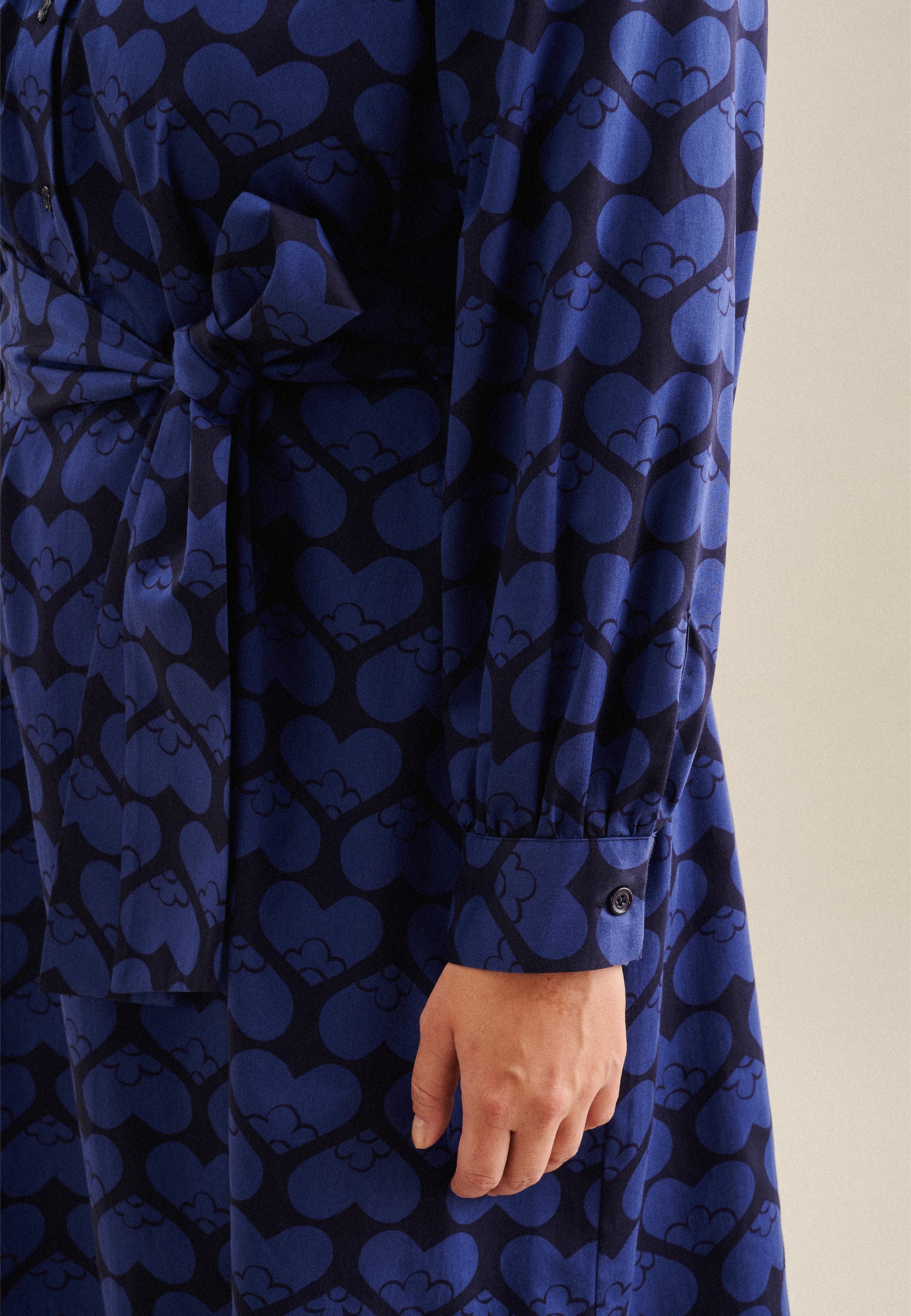 Langarm OTTO Kragen Druck Sommerkleid, bei seidensticker kaufen online