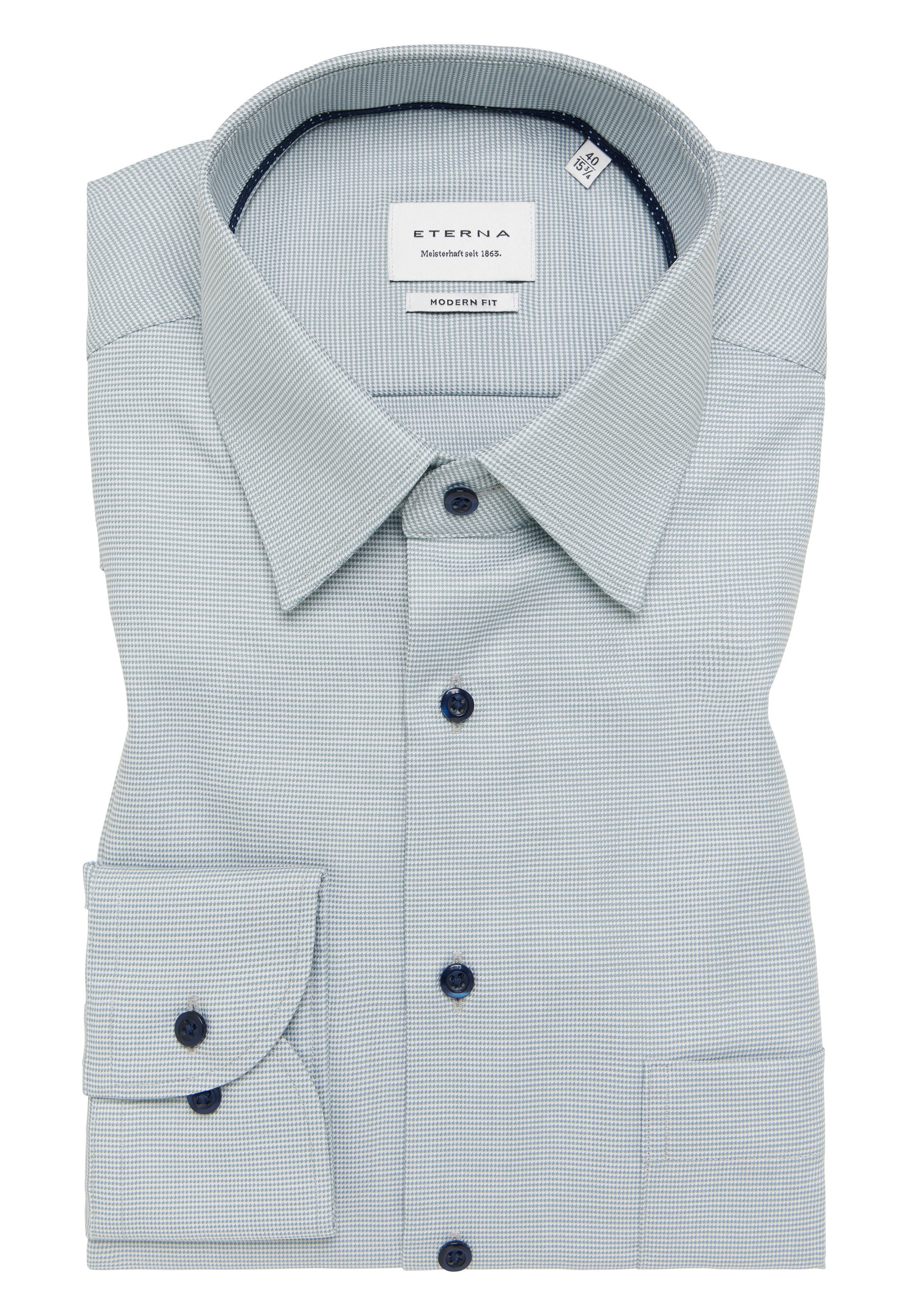 Eterna Langarmhemd »MODERN FIT« NON IRON (bügelfrei)