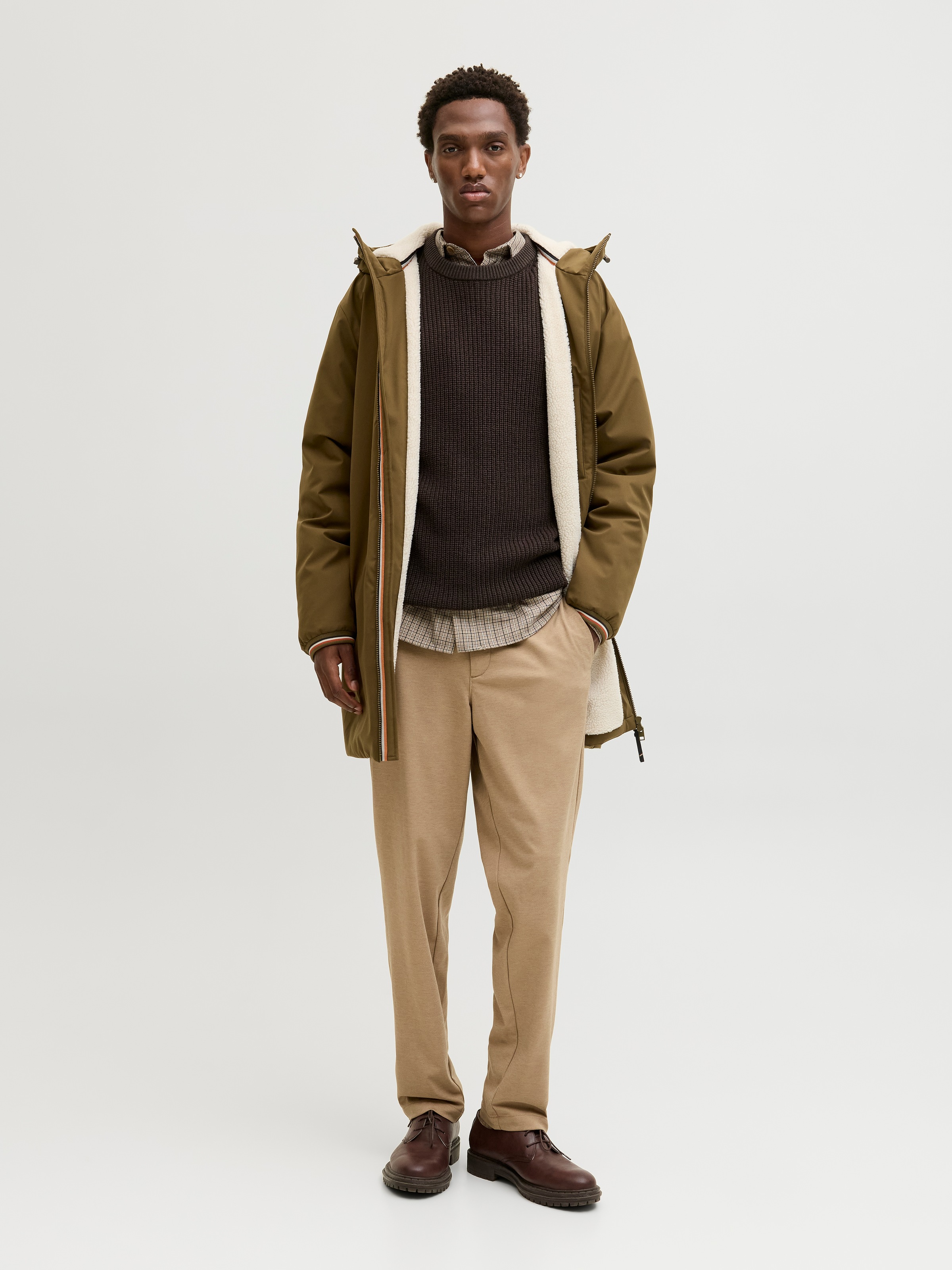 Jack & Jones Rundhalspullover »JJKAITO KNIT CREW NECK BF«