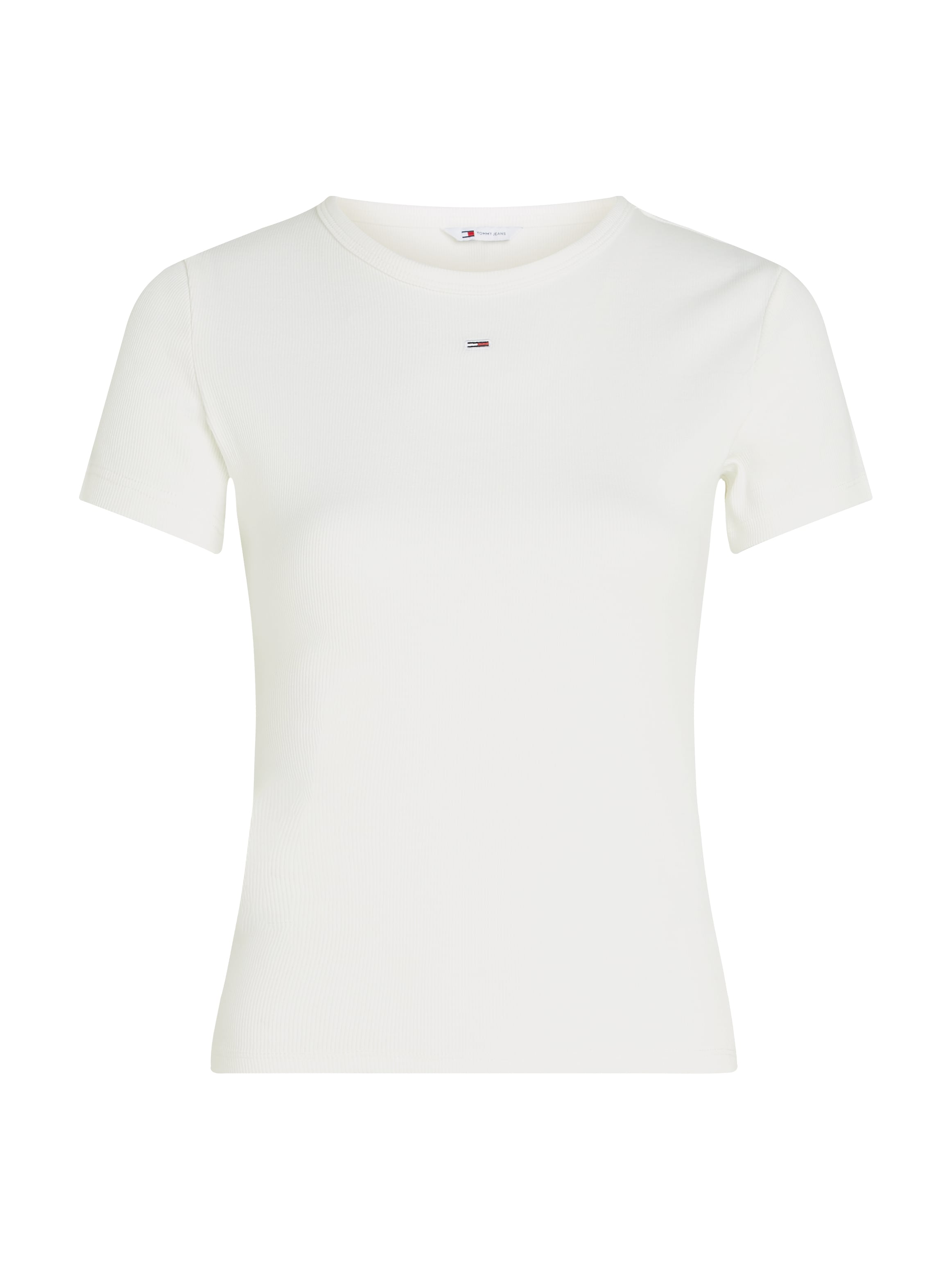 Tommy Jeans T-Shirt »TJW 2PACK SLIM ESSENTIAL RIB SS«, (Packung, 3 tlg., 2er-Pack), mit Logostickerei