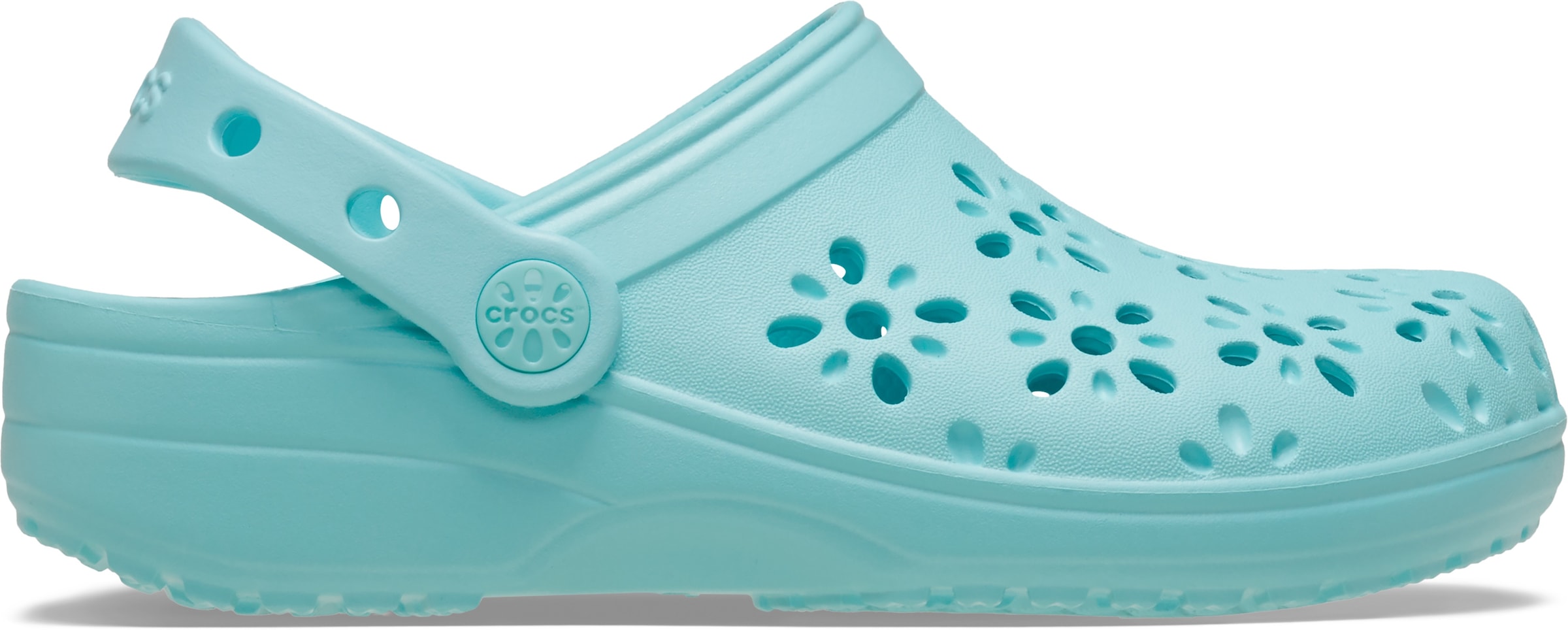 Crocs Clog »Classic Floral Cut Out Clog«  Sommerschuh, Sandale, Strandschuh mit schwenkbarem Fersenriemen