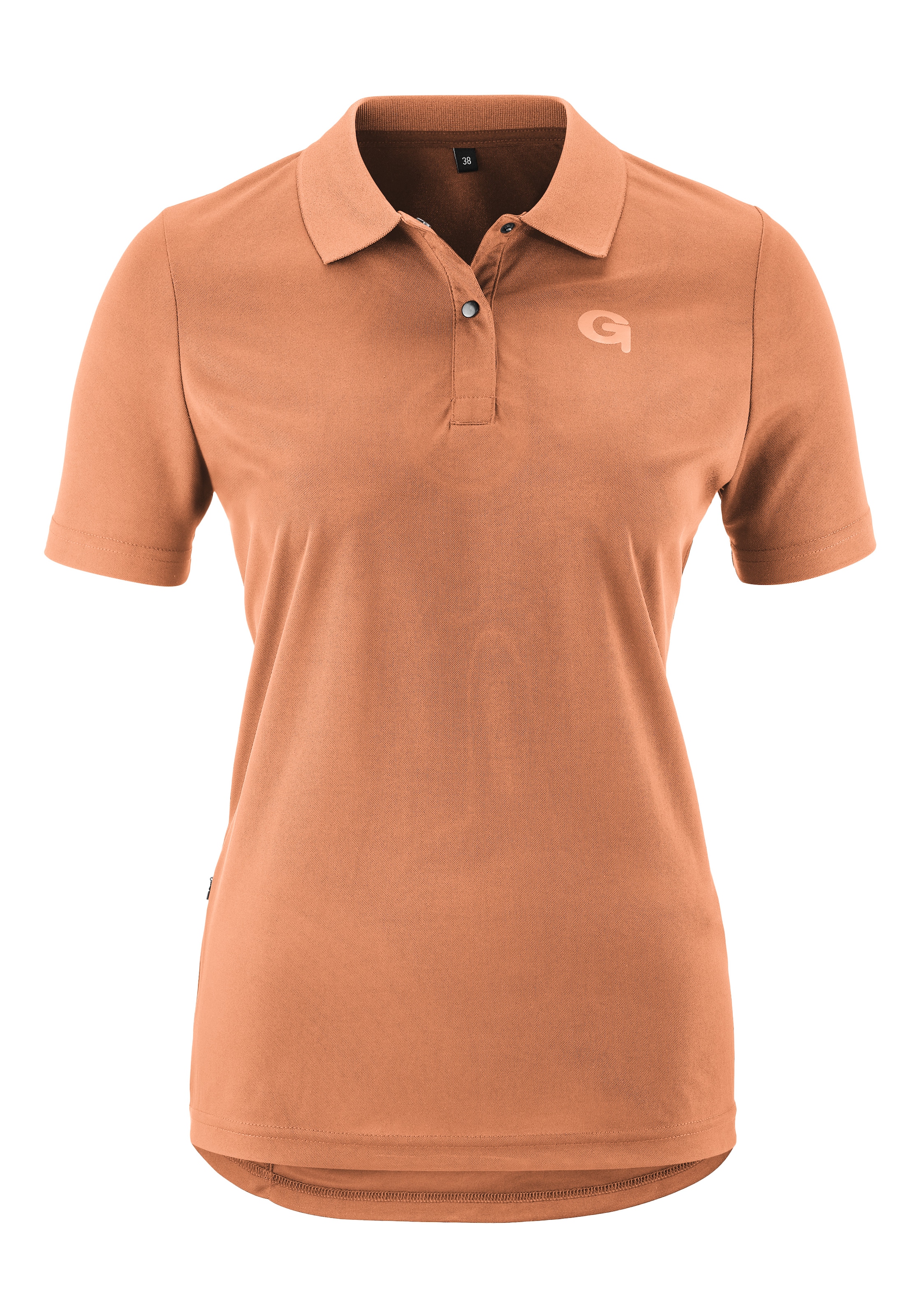 Radtrikot »Pederoa«, Damen Radshirt, Polo-Shirt mit Spitzkragen, mit Rückentasche