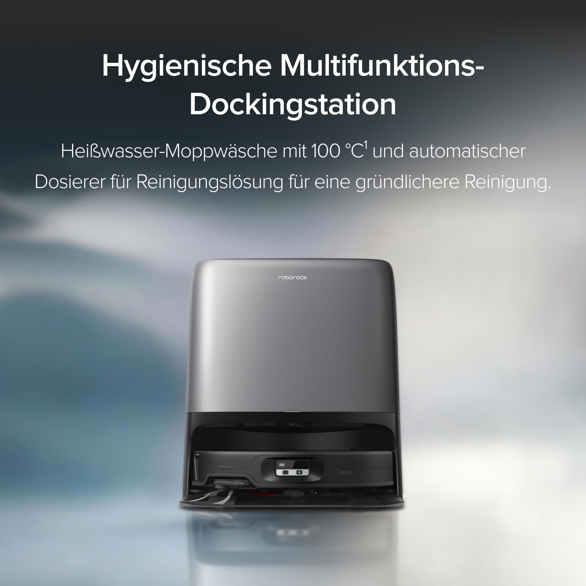 Roborock Nass-Trocken-Saugroboter »Saros 20 Neo« Dual Spinning Mops, FlexiArm™,  selbstreinigende Dockingstation