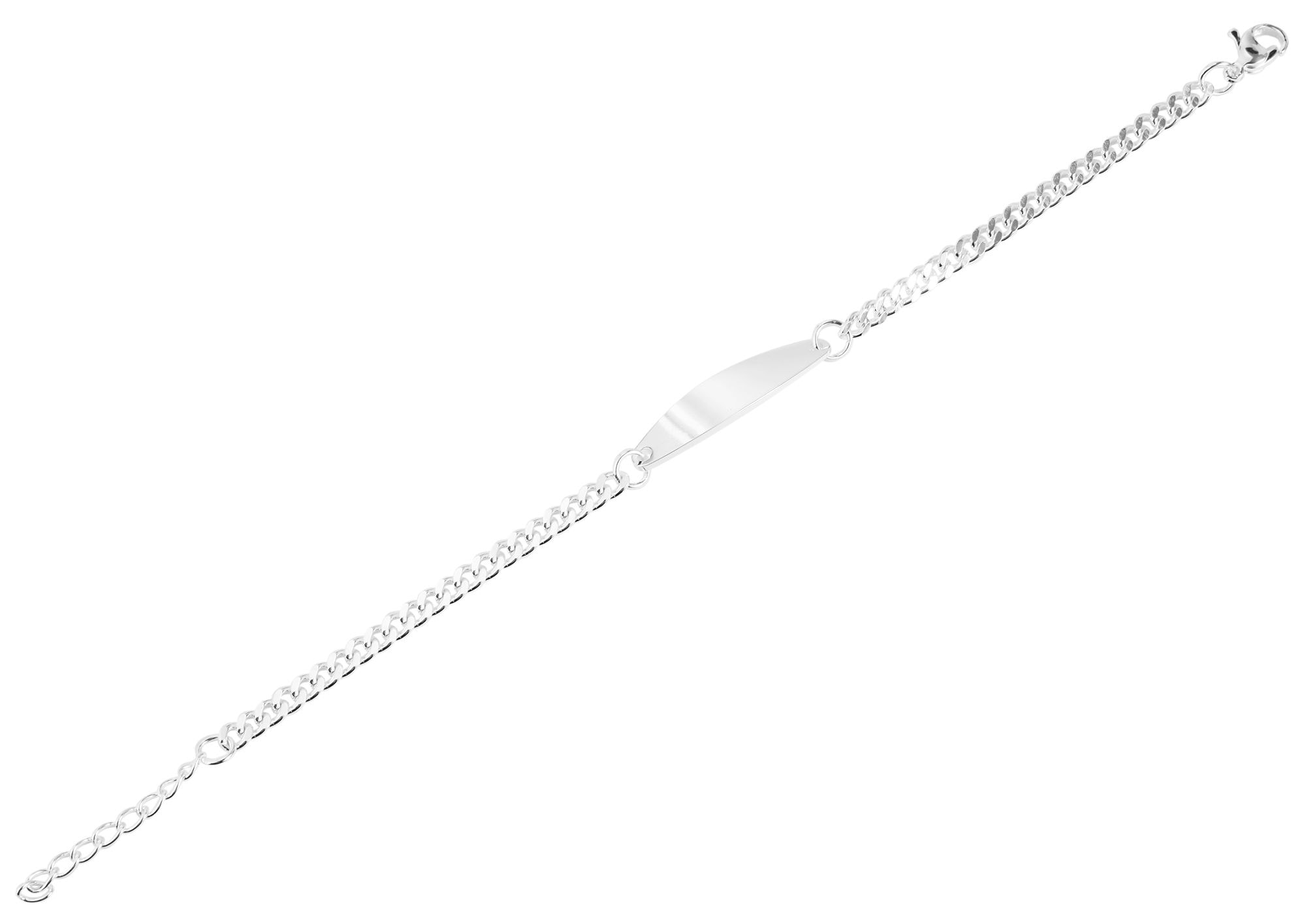 Adelia´s Panzerarmband »Unisex Armband ¿ Panzerarmband aus Edelstahl 20 cm«