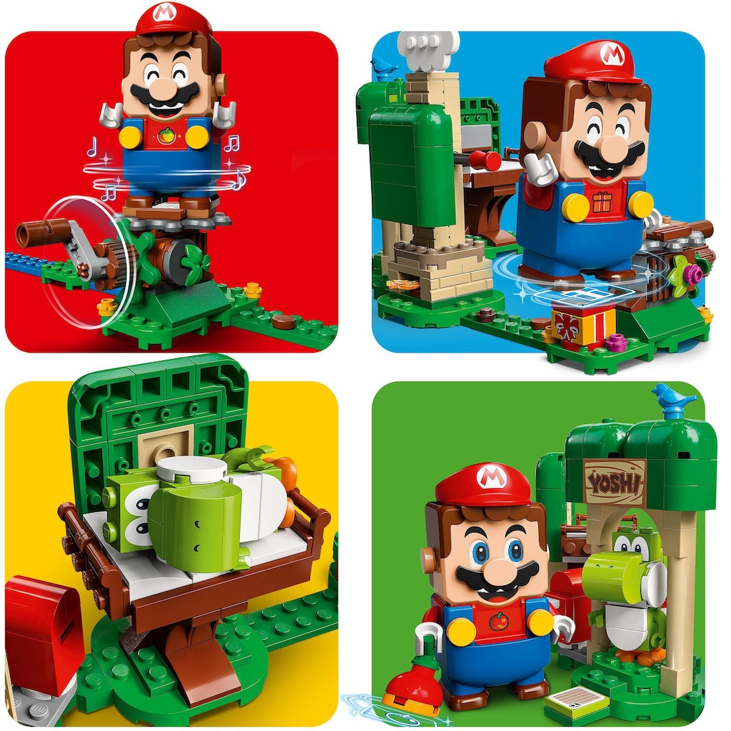 LEGO® Konstruktionsspielsteine »Yoshis Geschenkhaus – Erweiterungsset (71406), LEGO® Super Mario«, (246 St.)