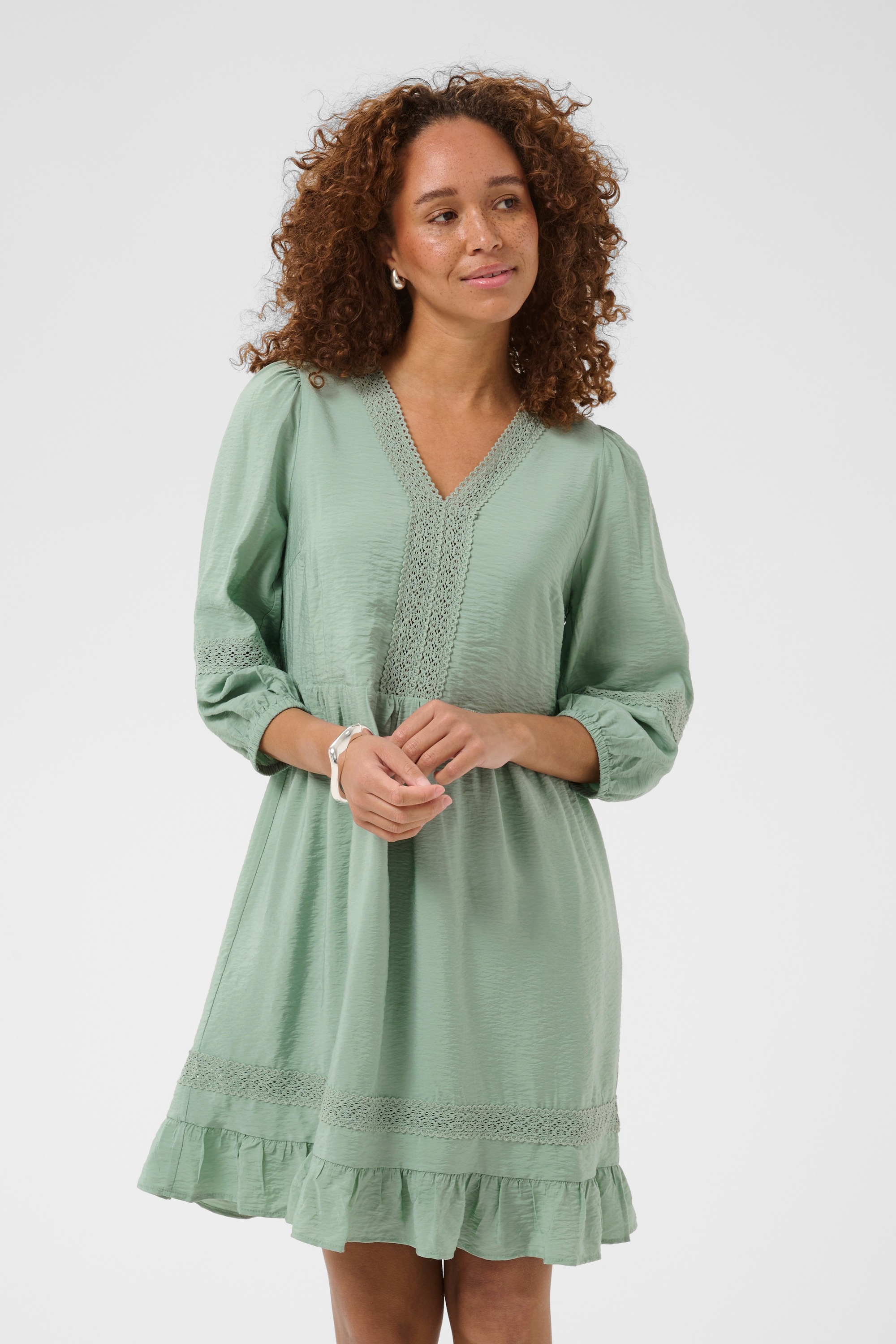 KAFFE Midikleid »Damen Kleid KAcarrie«