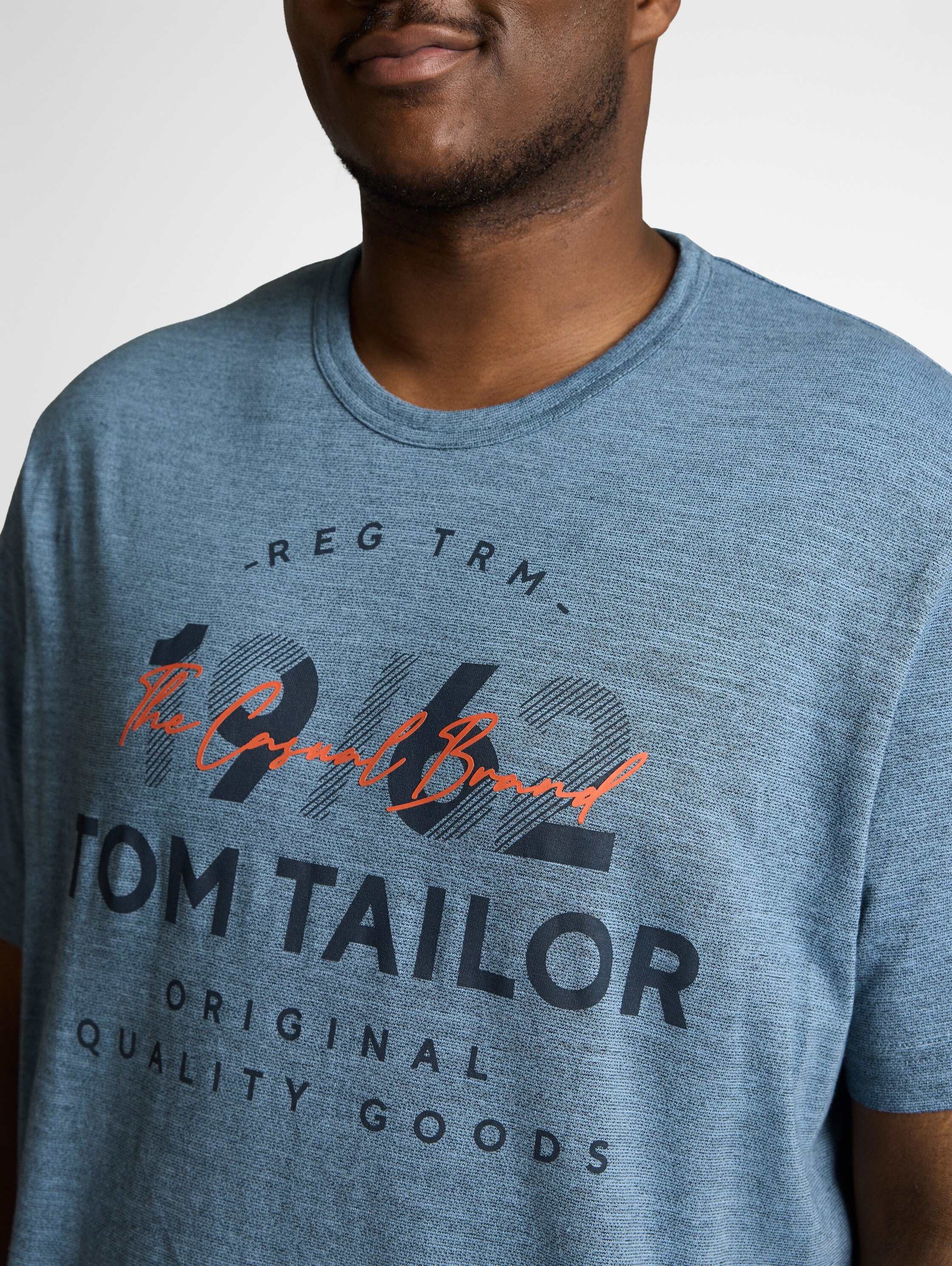 TOM TAILOR PLUS T-Shirt mit Logo Print