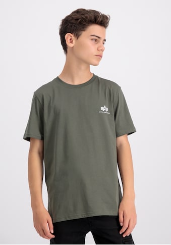 T-Shirt »ALPHA INDUSTRIES Kids - T-Shirts Basic T Small Logo Kids/Teens«