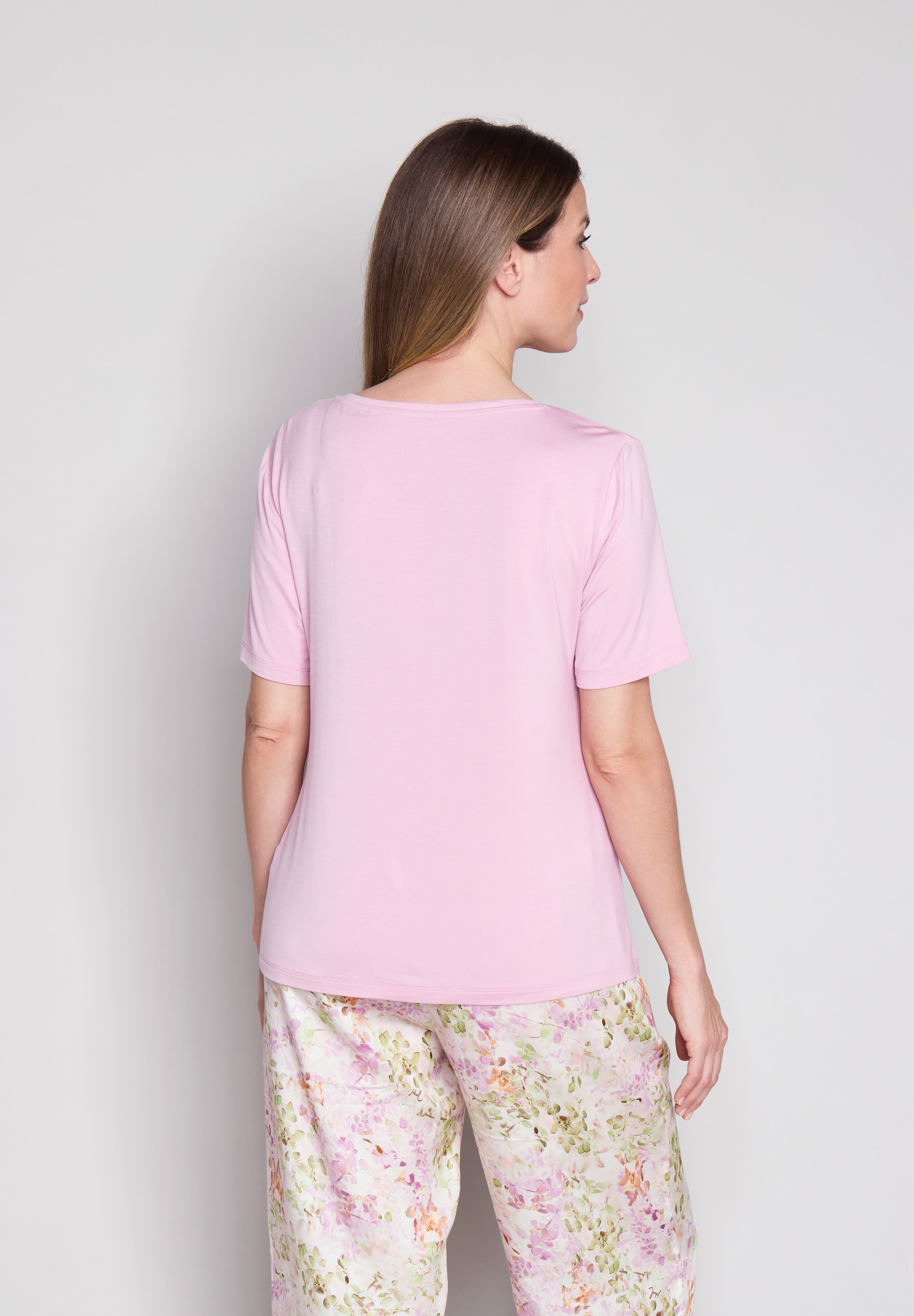 JOOP! Pyjamaoberteil mit V-Ausscshnitt und kurzem Arm