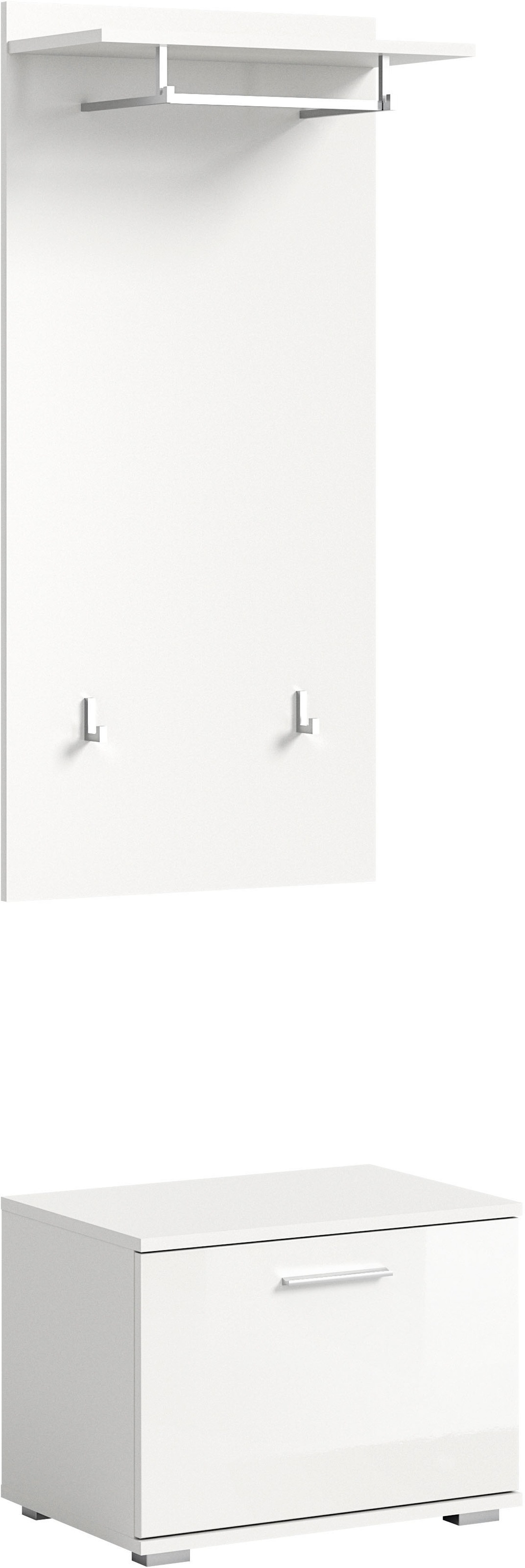 Inosign Garderoben-Set »Valge in weiß, Größe B/H/T: 55 cm cm x 191 cm cm x 37 cm cm