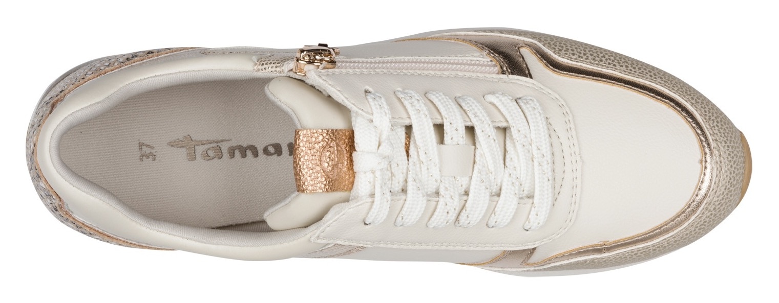 Tamaris Plateausneaker  , Schnürschuh, Freizeitschuh, Halbschuh in veganer Verarbeitung