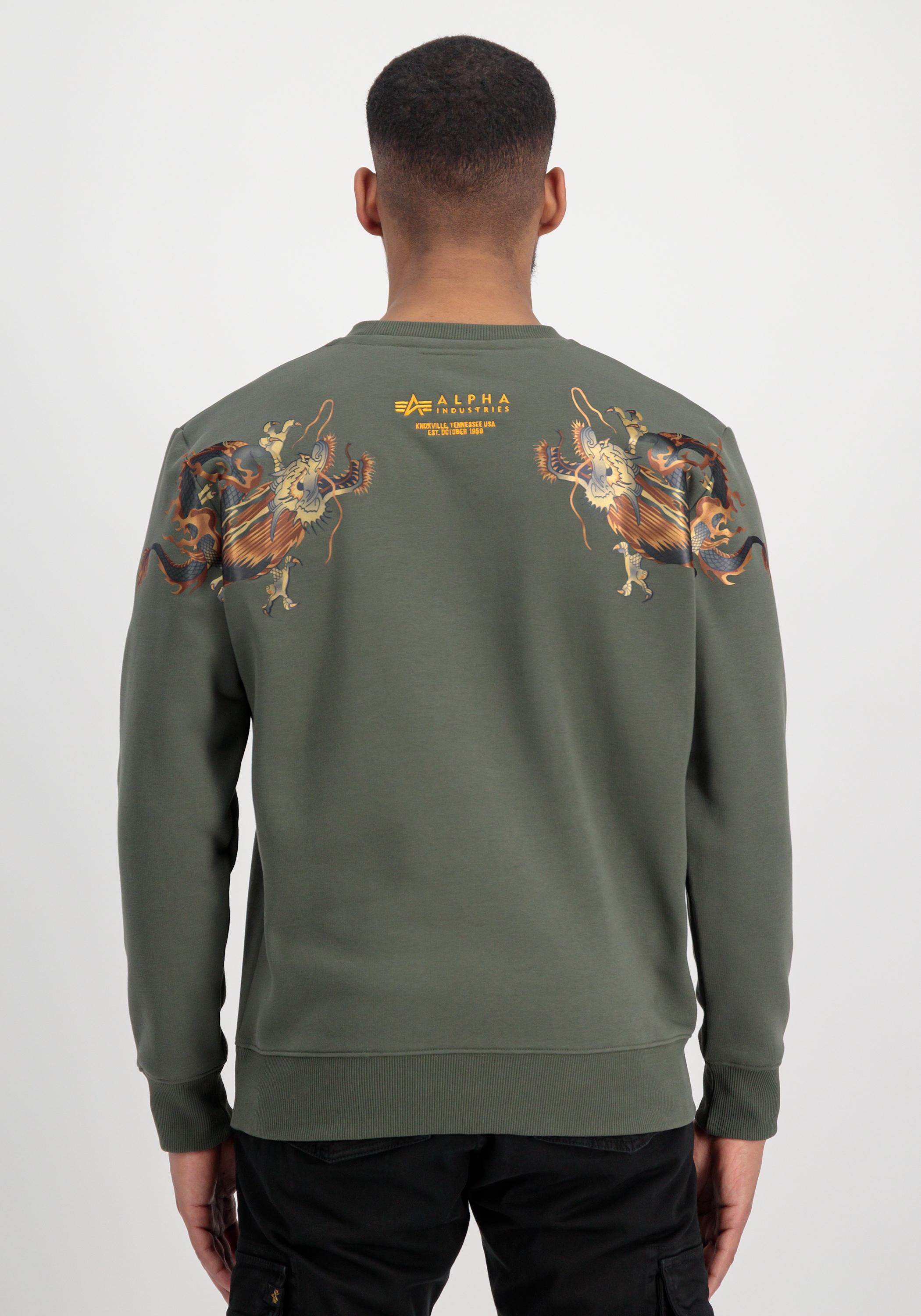 Alpha Industries Industries »Alpha Dragon - Sweater« EMB Men Sweater bei kaufen OTTO Sweatshirts