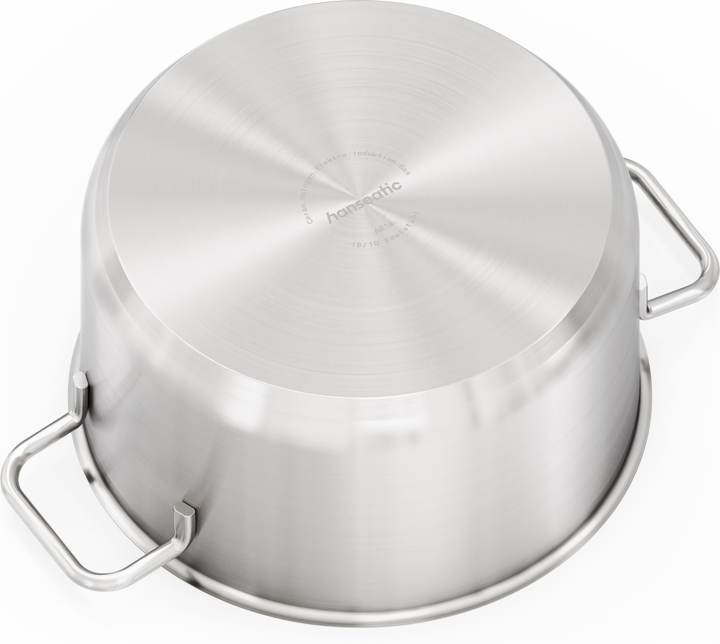 Hanseatic Kochtopf »BASIC, Fassungsvermögen 9,5 l« 1 tlg. Edelstahl 18/10