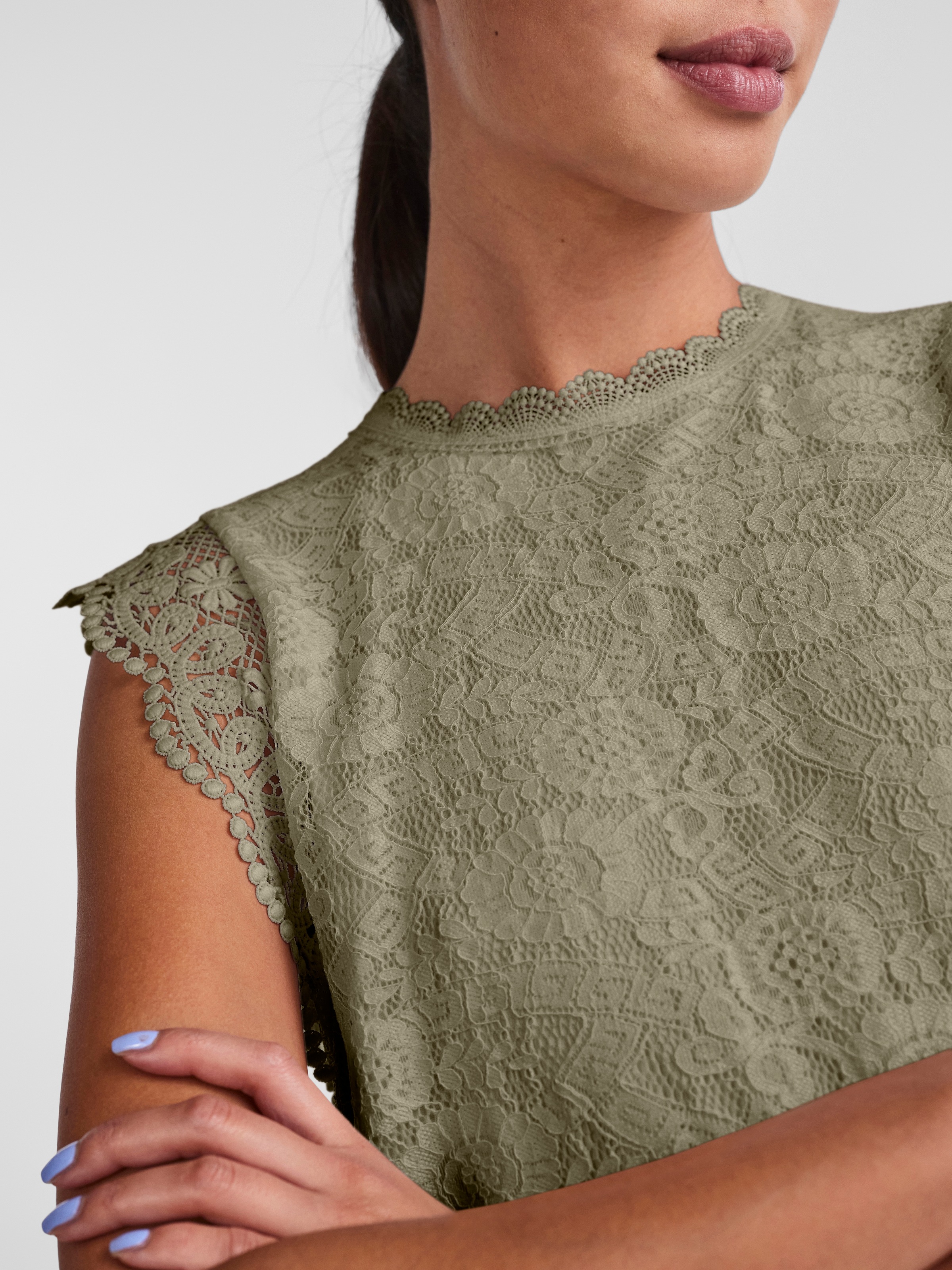 pieces Spitzentop »PCOLLINE«