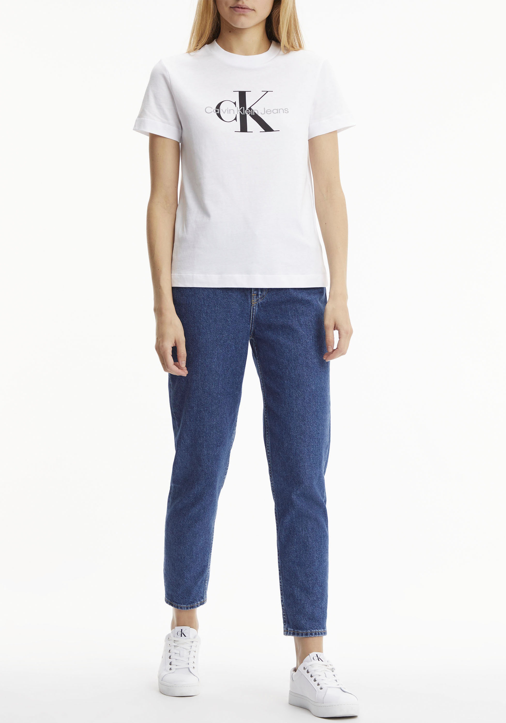 Calvin Klein Jeans Rundhalsshirt »CORE MONOGRAM REGULAR TEE«, (1 tlg.), mit  Calvin Klein Jeans Monogramm bei OTTO