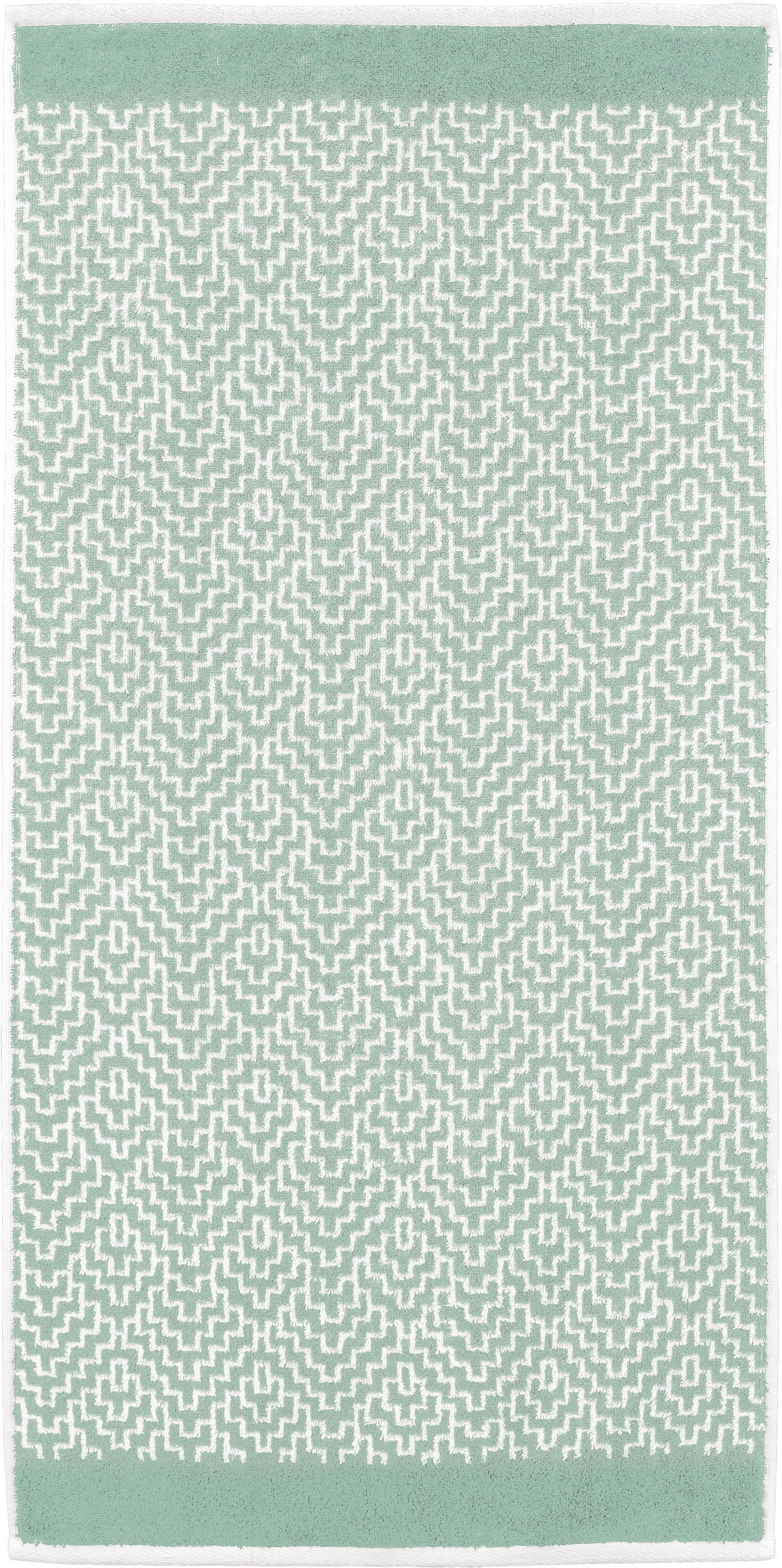 Kleine Wolke Handtuch »Botany«, (1 St., Handtuch 50 x 100 cm), modernes Rauten Design