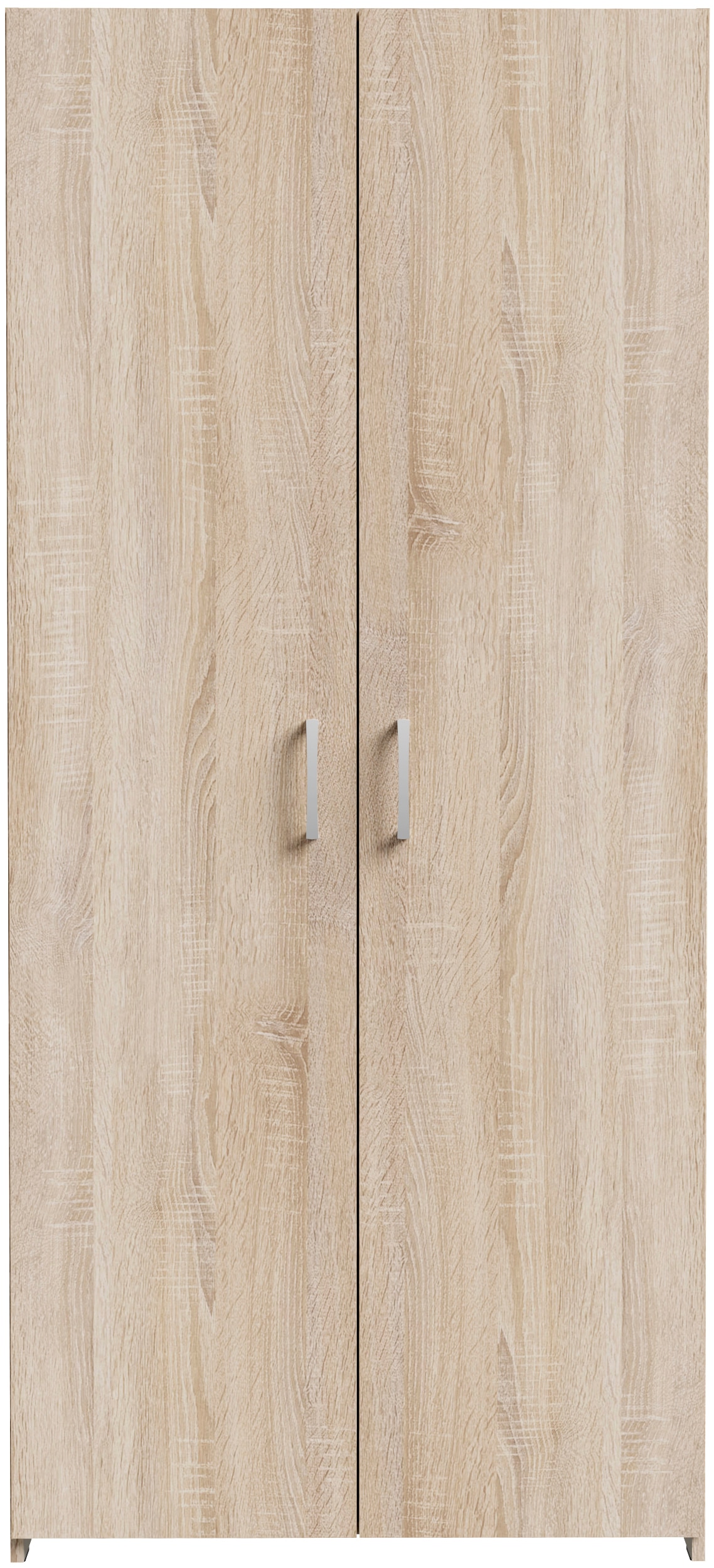 FORTE Kleiderschrank 2 Dekore, Mehrzweckschrank, Einlegeböden optional