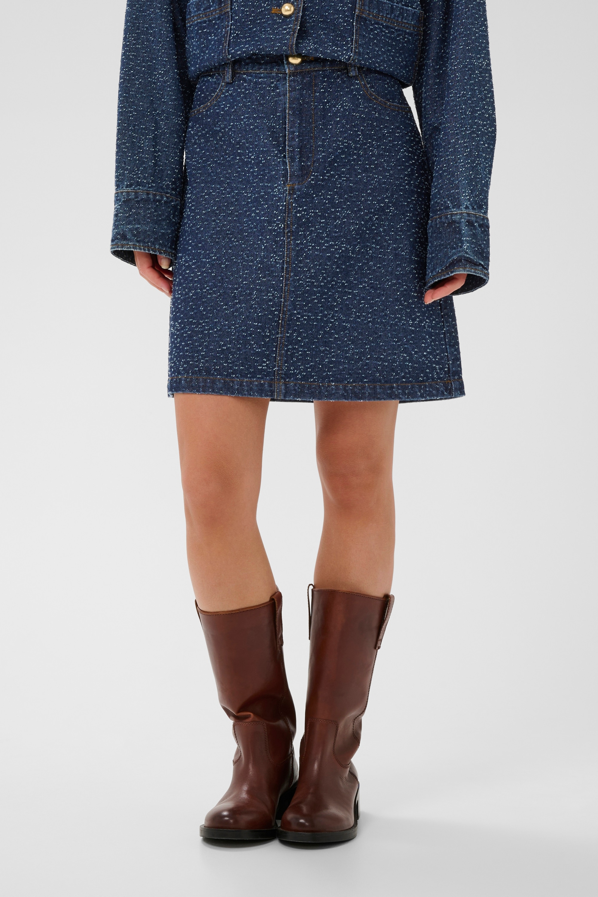 Saint Tropez Jeansrock »Damen Denimrock PheaSZ«