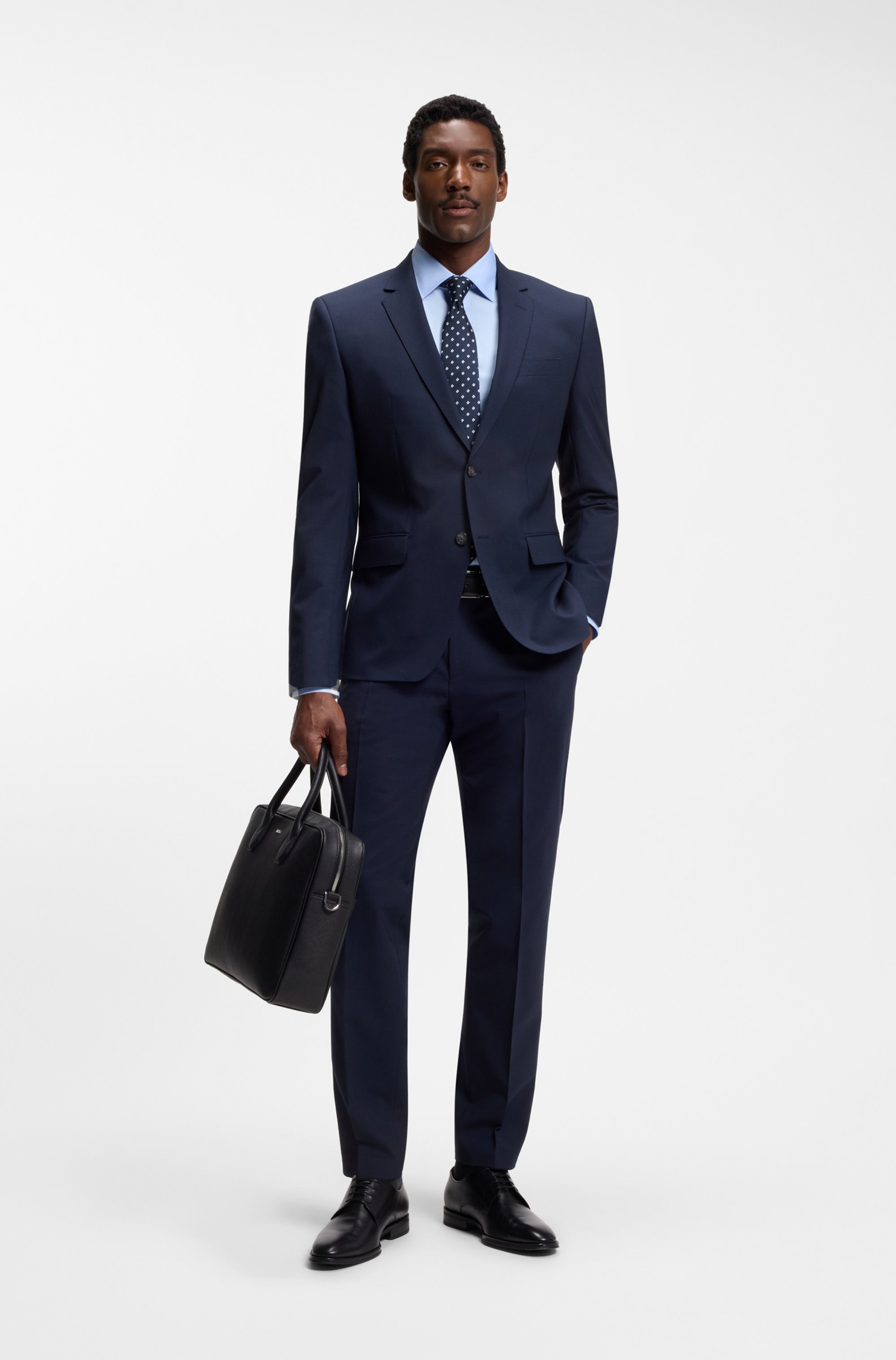 BOSS Businesshemd Kentkragen, Slim Fit, bügelleicht