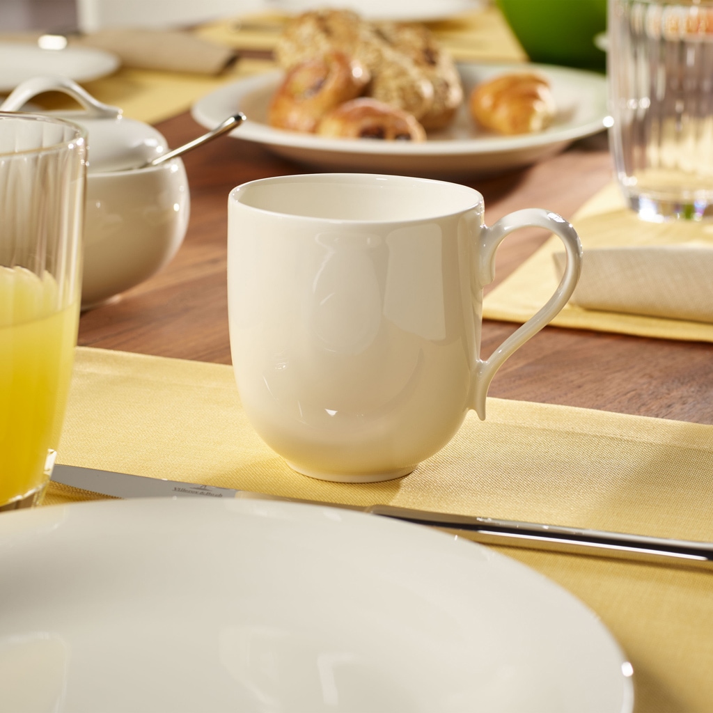Villeroy & Boch Becher »Becher mit Henkel New Cottage Basic 260 ml 6er Set weiß«