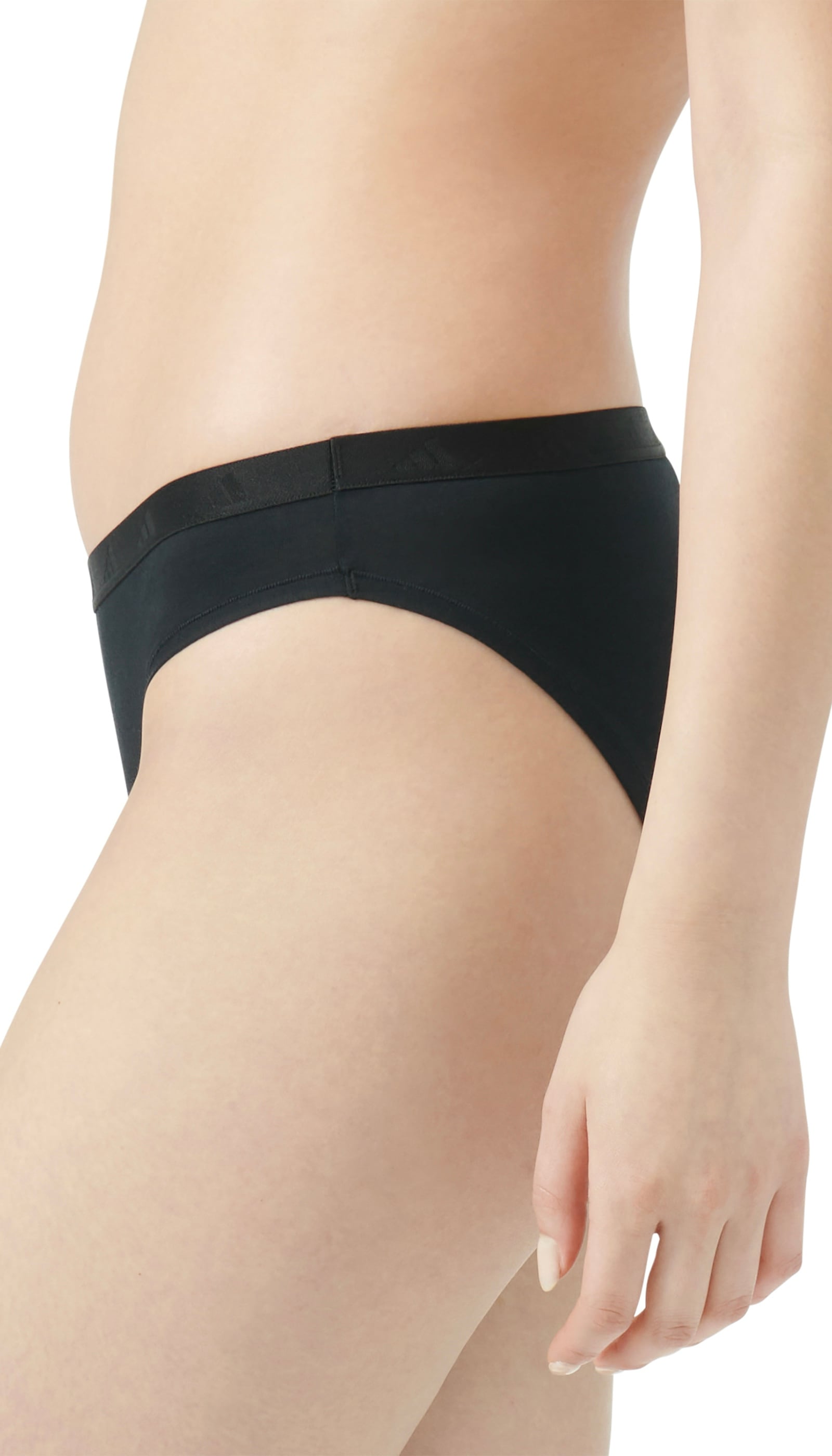 adidas Sportswear Bikinislip »Active Essentials Cotton« elastischer Logo-Bund, hoher Beinausschnitt, Cotton-Mix, weich