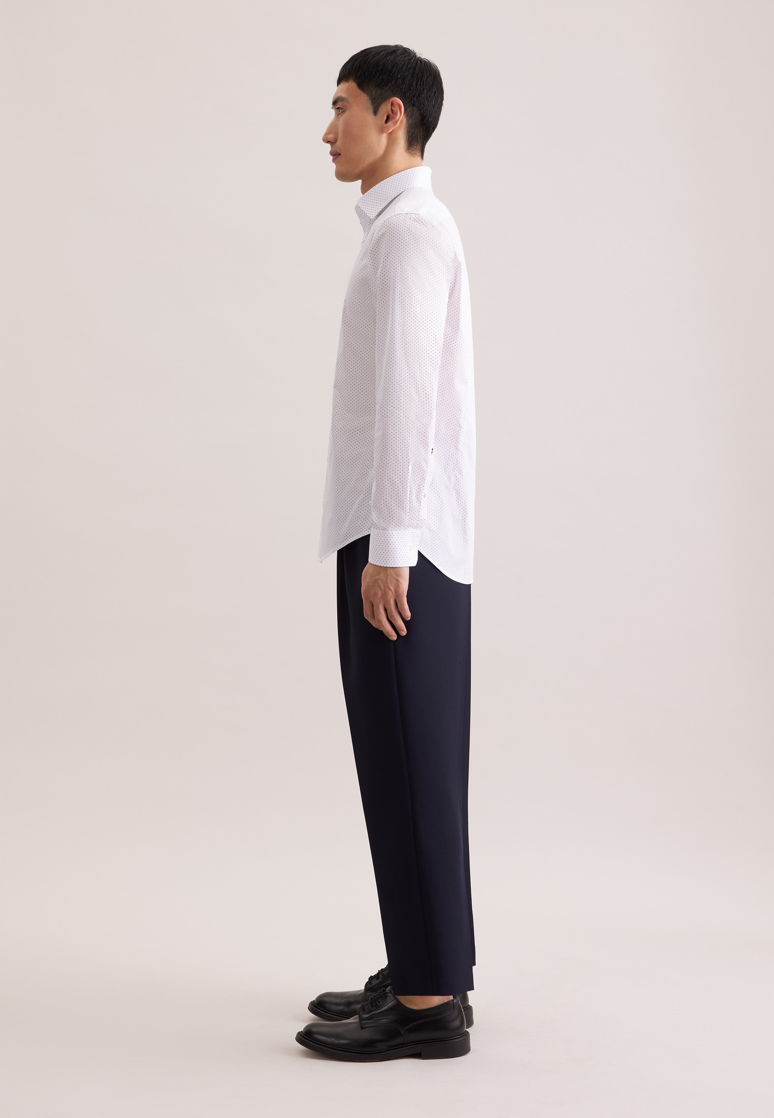 seidensticker Businesshemd »Schwarze Rose« Slim 1/1 Kentkragen Druck