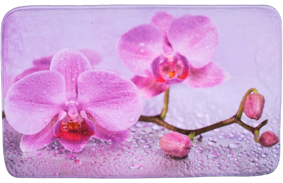 Sanilo Badaccessoire-Set »Blooming«, (Komplett-Set, 3 tlg.), bestehend aus WC-Sitz, Badteppich und Waschbeckenstöpsel