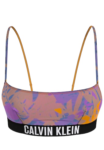 Calvin Klein Swimwear Bustier-Bikini-Top »Wildleaf«, mit abstraktem Druck kaufen