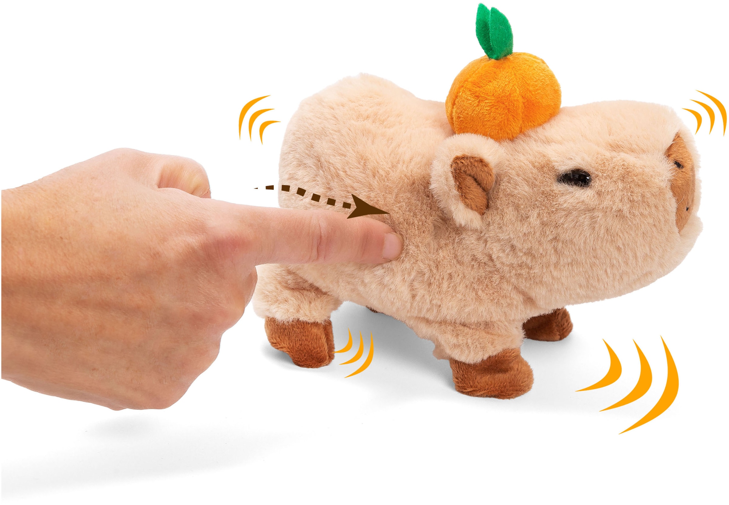 SIMBA Plüschfigur »PetZoo Capybara« mit Funktionen