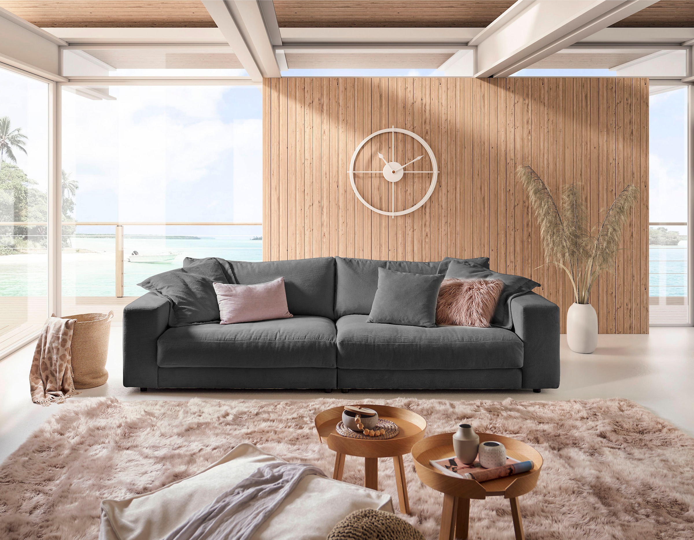 3C Candy Big-Sofa »Enisa«, Zeitloses und stylisches Loungemöbel, in Fein-  und Breitcord kaufen im OTTO Online Shop | Big Sofas
