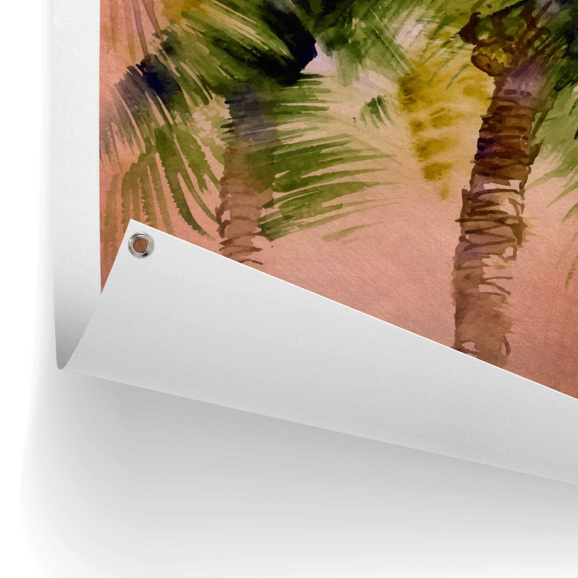 Reinders! Poster »Painted Palm Trees«, Outdoor für Garten oder Balkon