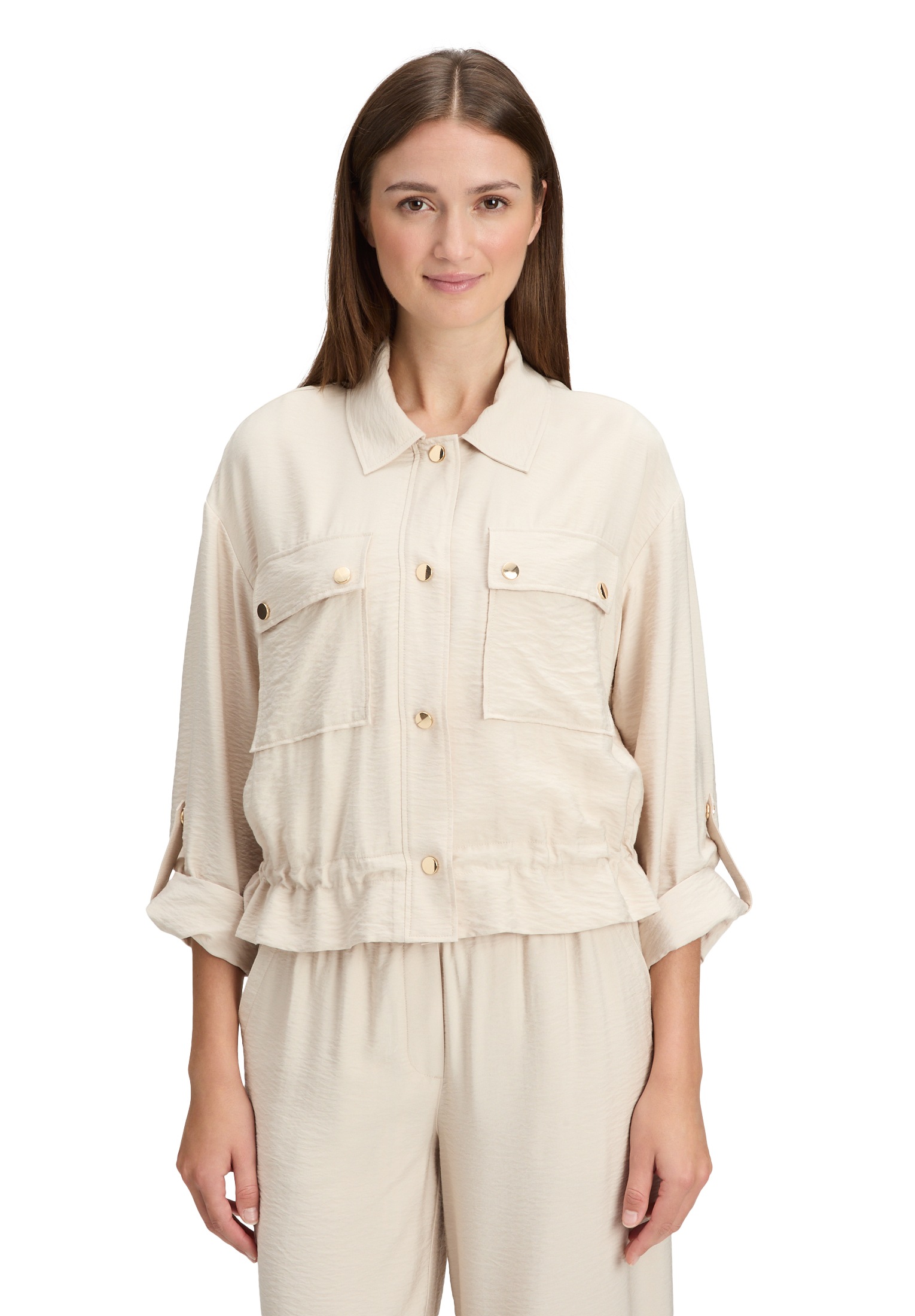 Betty&Co Jackenblazer »Casual-Jacke mit aufgesetzten Taschen«