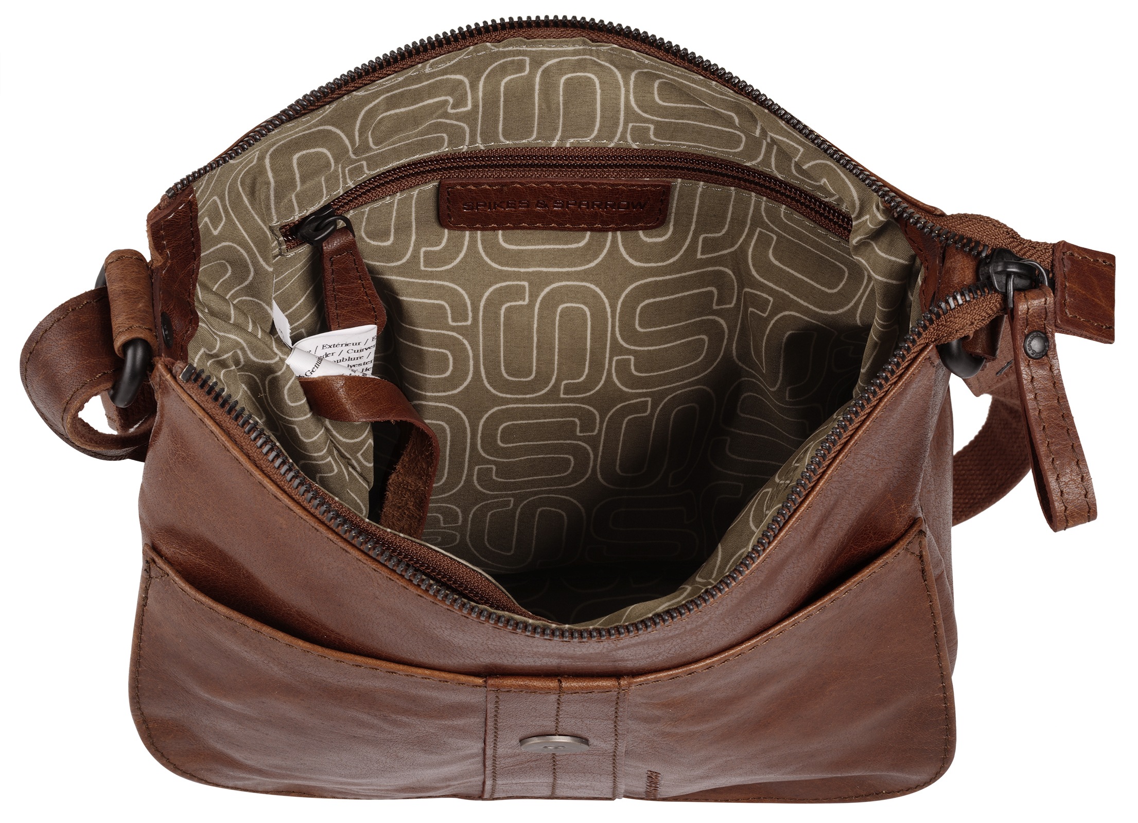 Spikes & Sparrow Umhängetasche echt Leder