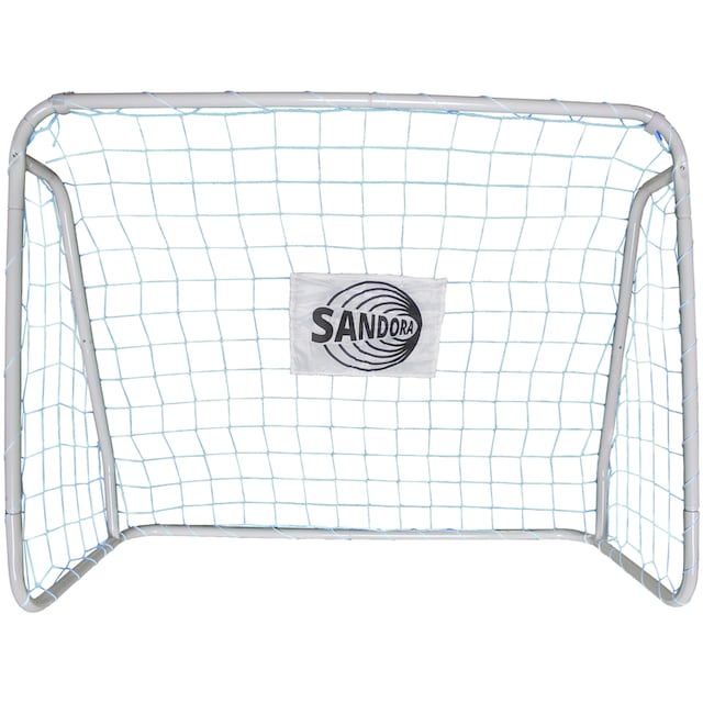 SANDORA Fußballtor »Sandora«, (Set, 2 St.), 124x96x61cm mit blauem Netz |  OTTO