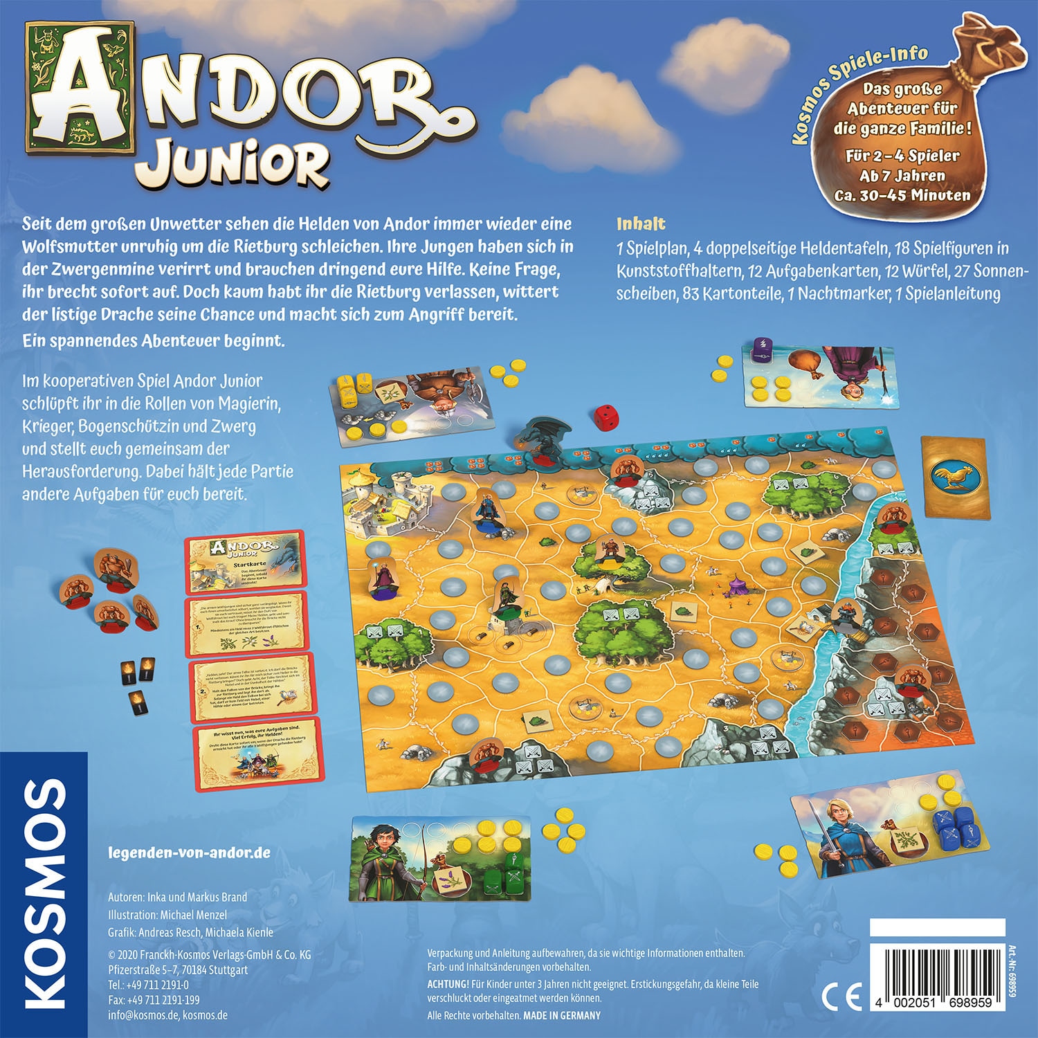 Kosmos Spiel »Andor Junior«, Made in Germany
