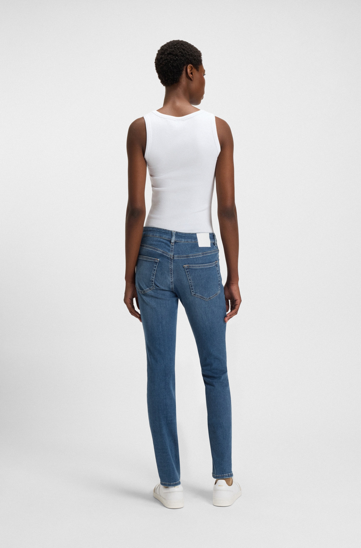 BOSS ORANGE Slim-fit-Jeans »JACKIE MR 4.0«, aus Soft-Motion-Denim