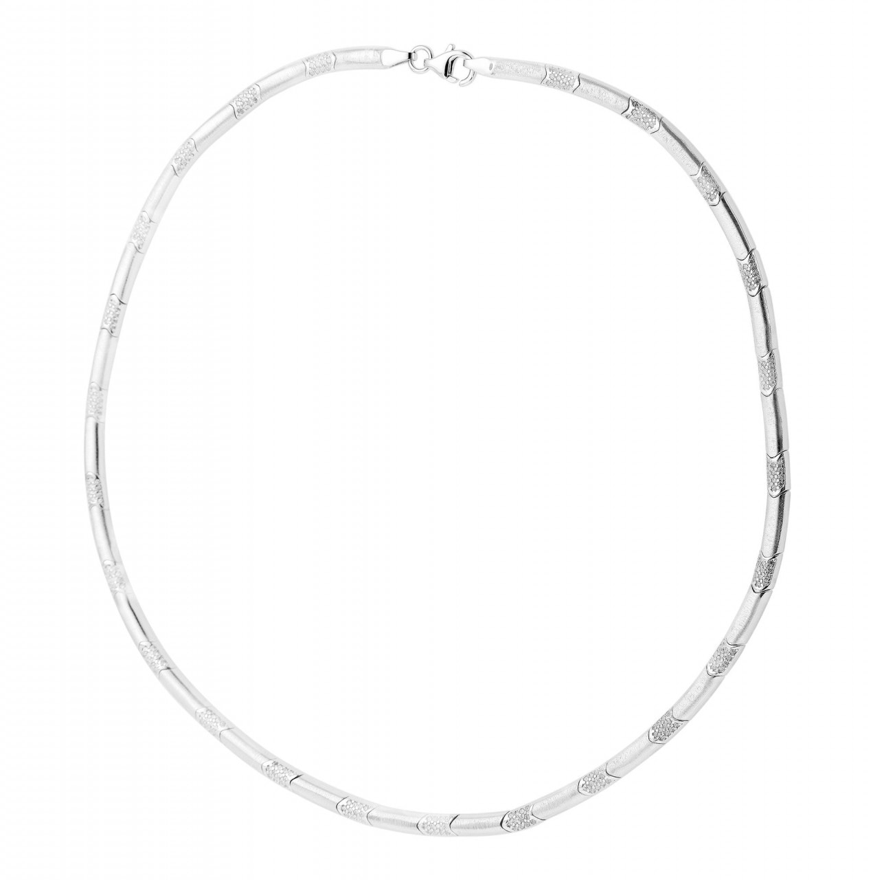 Adelia´s Edelstahlkette »Adelia's Damen 925 Silber Halskette mit Zirkonia 45 cm«