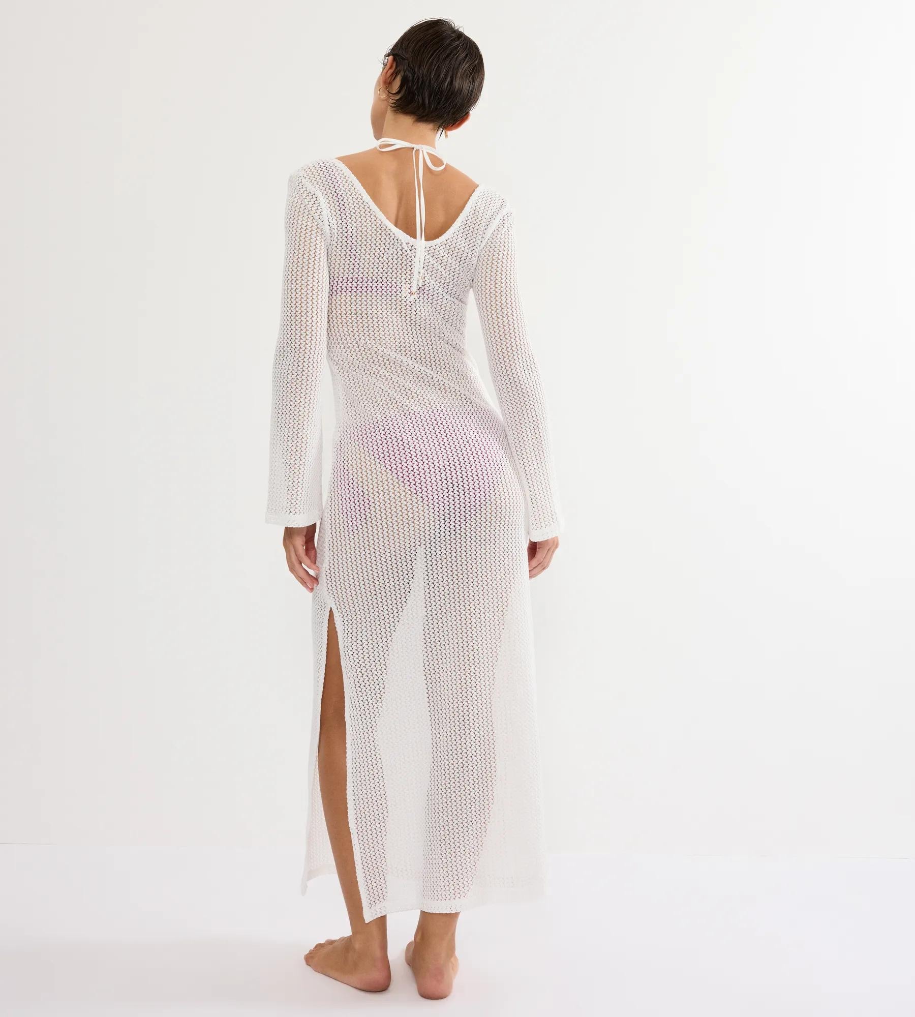 Triumph Strandkleid »Beach MyWear Crochet Long Dress LSL« weiches Häkeldesign