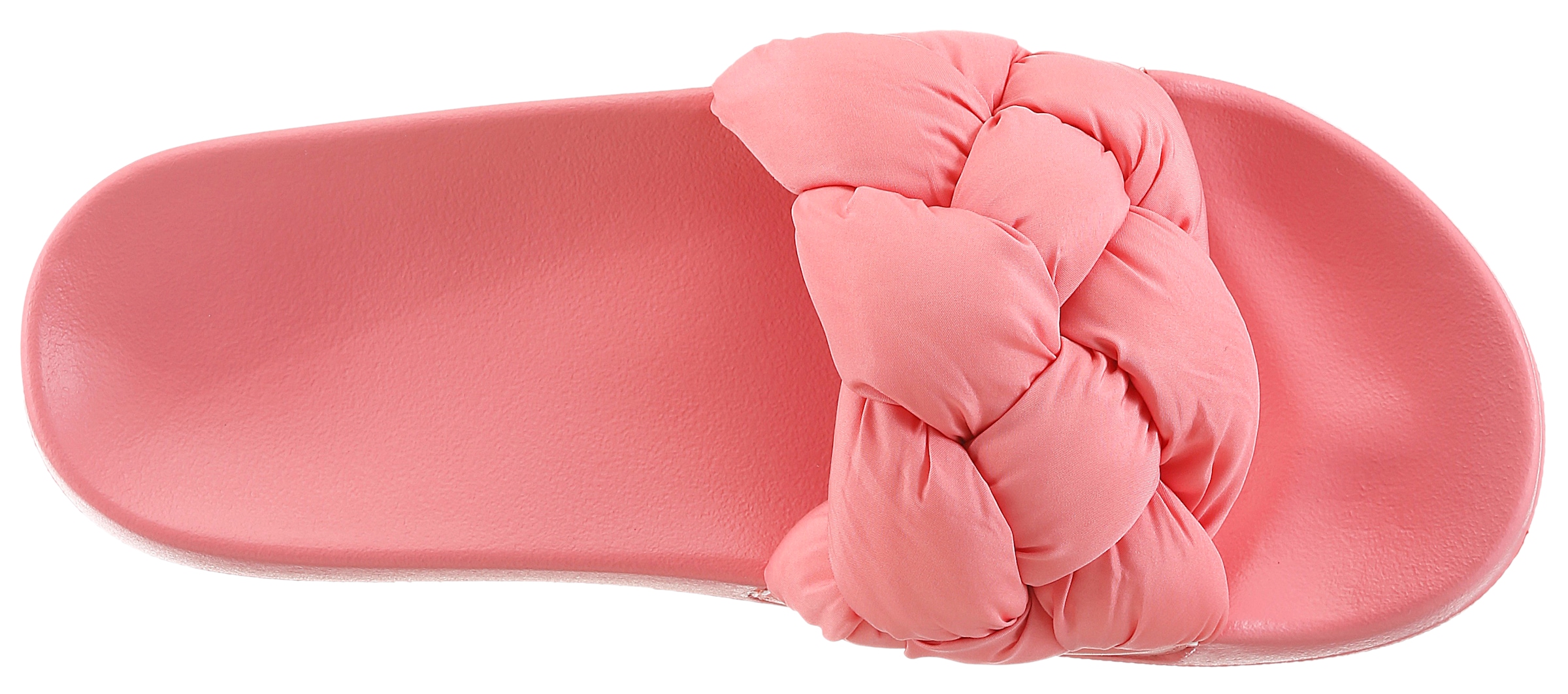 Tommy Jeans Pantolette »TJW BRAIDED SLIDES«  Sandale, Pantolette, Flat mit geflochtener Bandage